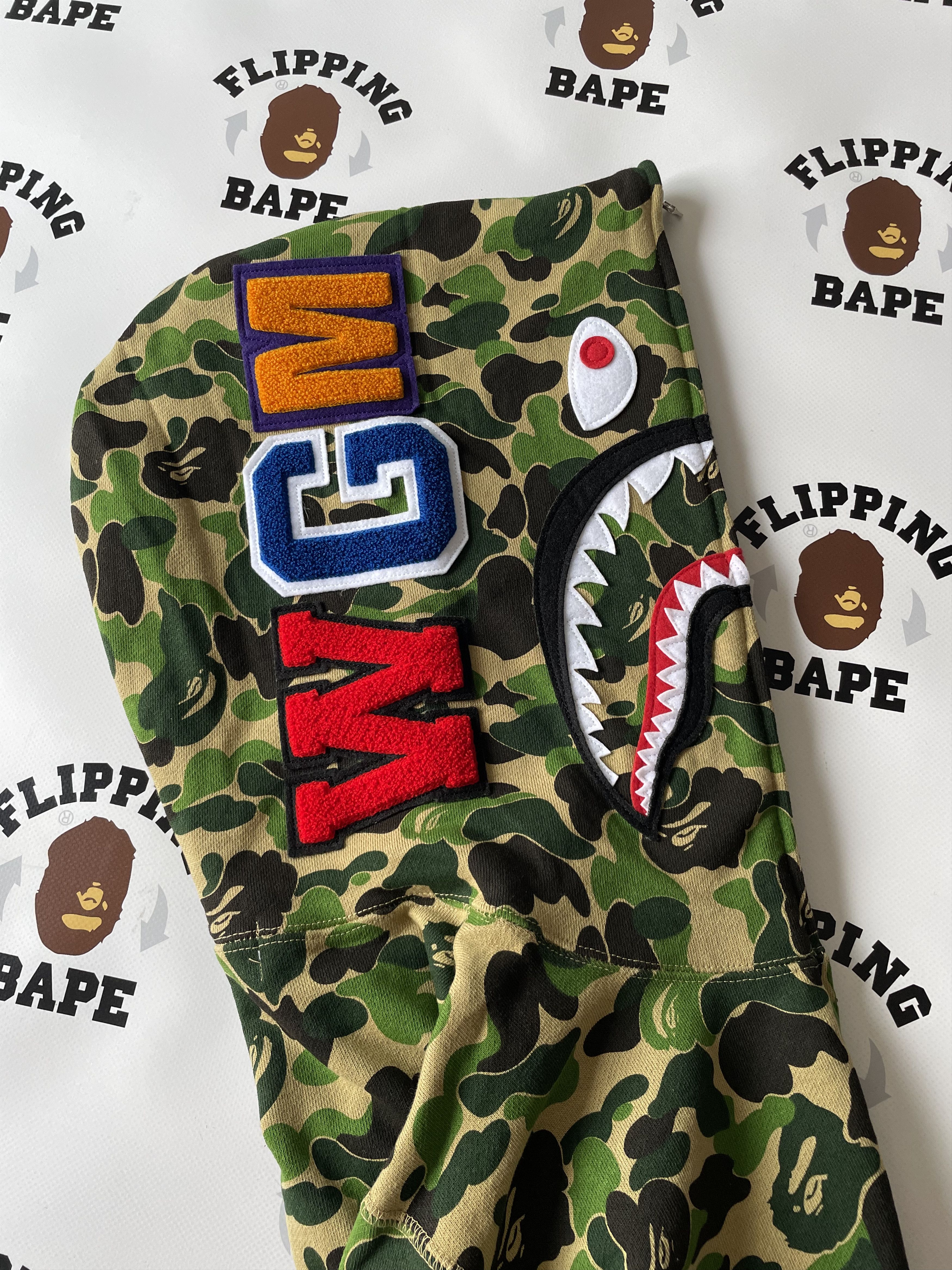 Bape BAPE ABC CAMO SHARK FULL ZIP HOODIE Size US XXL / EU 58 / 5 - 4 Thumbnail