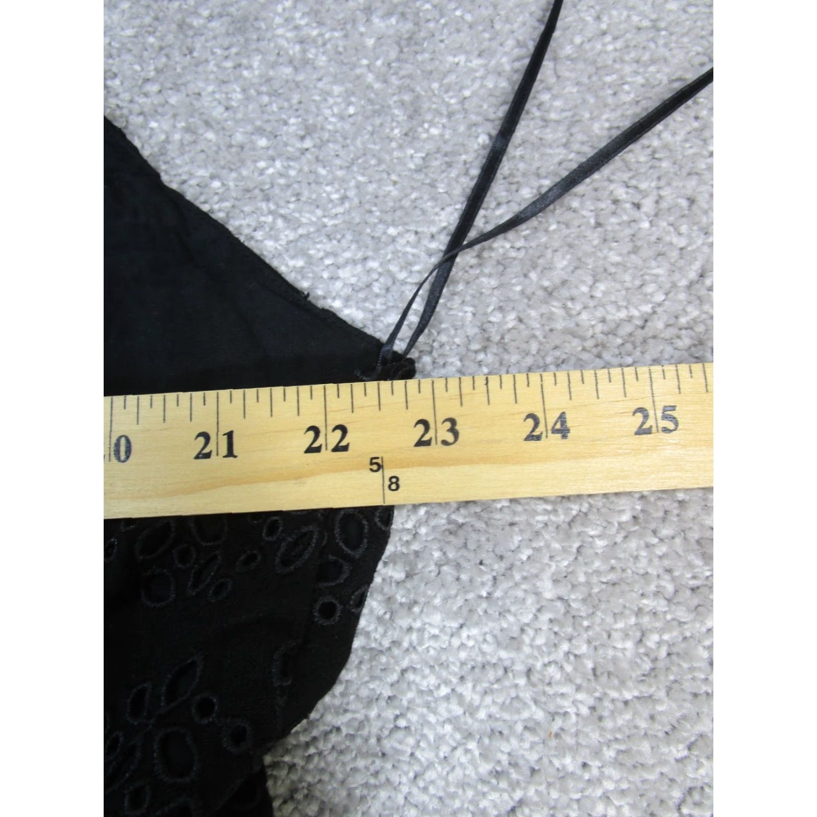 J.Crew J.Crew Dress Womens 3XL Black Embroidered Halter A-Line Short Dress 22 3XL Women Womens Size XXL / US 16-18 / IT 52-54 - 7 Thumbnail