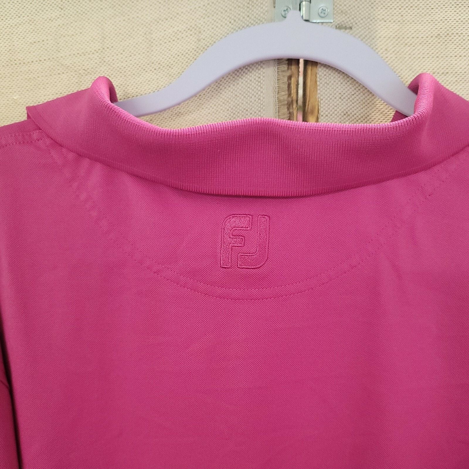 Footjoy FJ FootJoy Short Sleeve Golf Polo Shirt Magenta Mens Size XL Size US XL / EU 56 / 4 - 7 Thumbnail