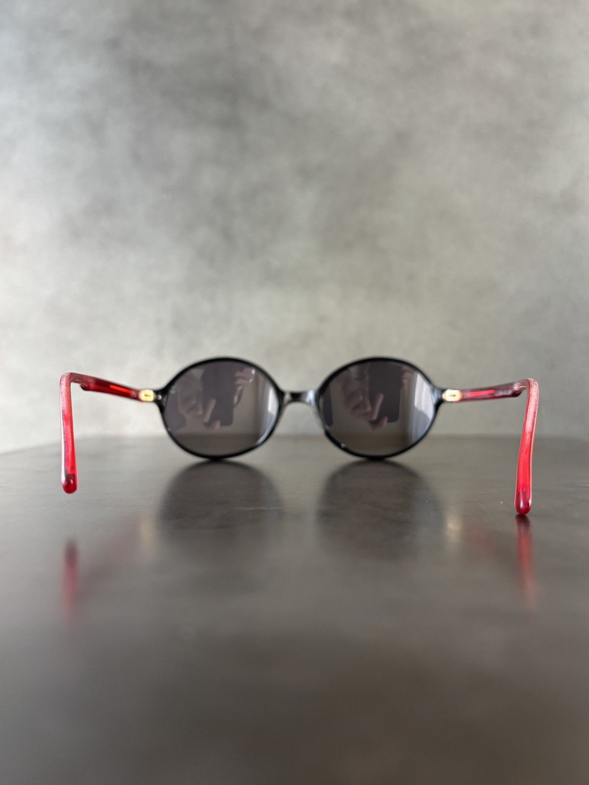 Designer Vintage Nouvelle Vague Sunglasses Made in Italy 1990s Circle Size ONE SIZE - 10 Thumbnail