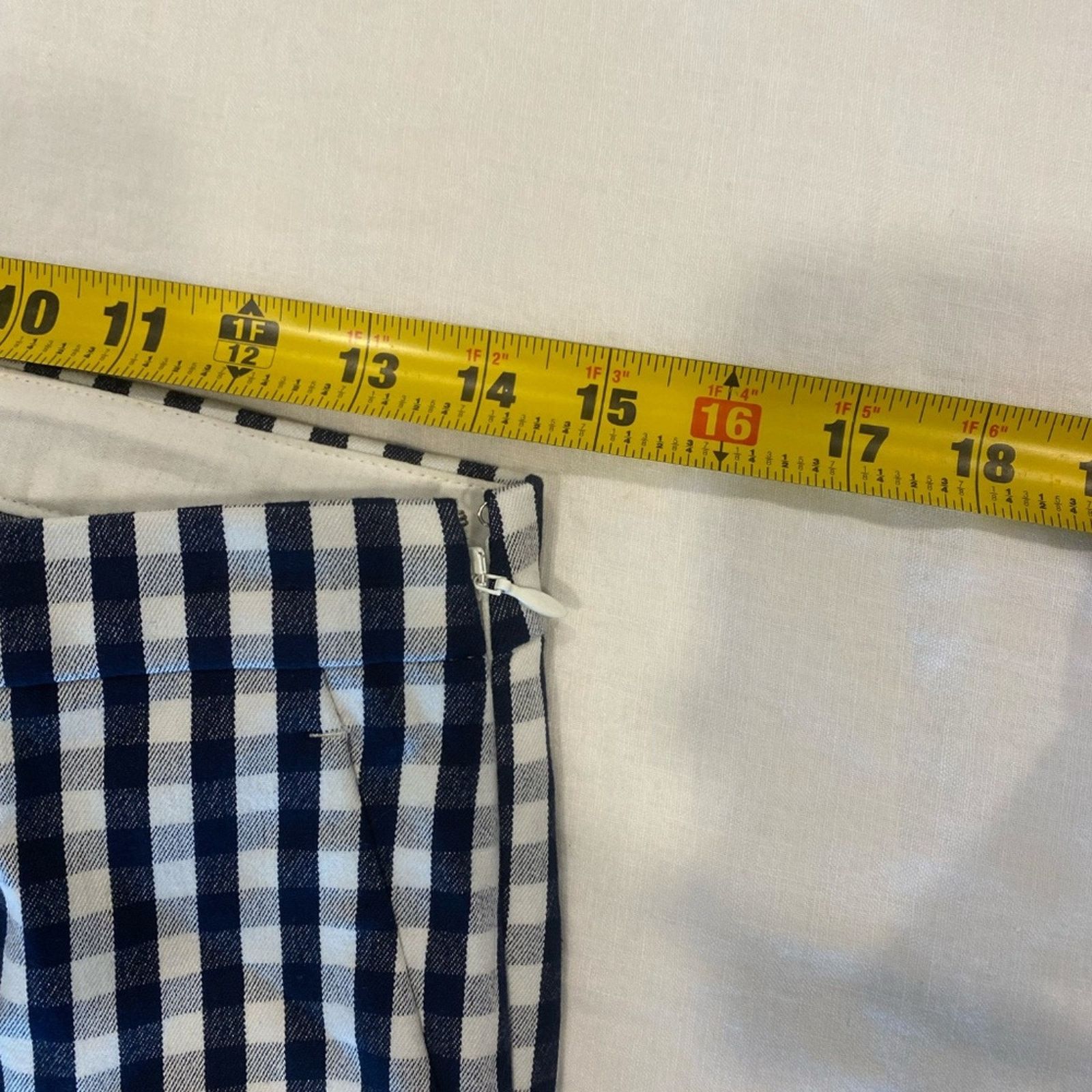 J.Crew J. Crew Women's Martie Side Zip Checkered Pants - 4T Size 27" / US 4 / IT 40 - 6 Thumbnail