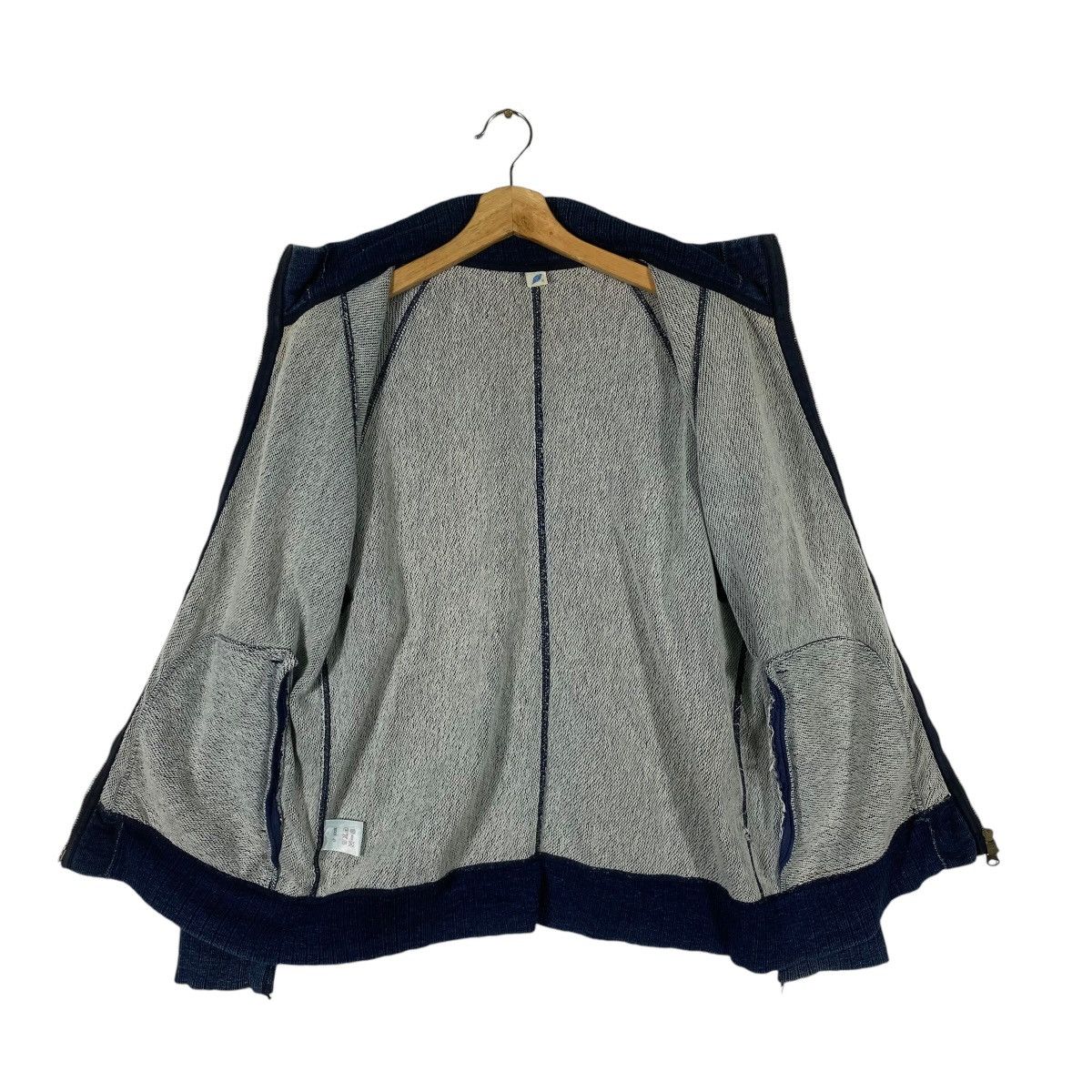Blue Blue Japan × Japanese Brand × Pure Blue Japan Pure Blue Japan Indigo Dyed Tred Jacket Size 2 (M) Size US M / EU 48-50 / 2 - 7 Thumbnail