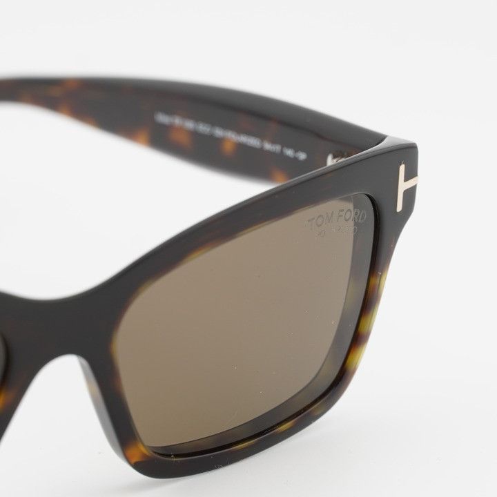Tom Ford Tom Ford Mikel FT1085 52H Sunglasses Havana Rectangle Frame Size ONE SIZE - 9 Thumbnail