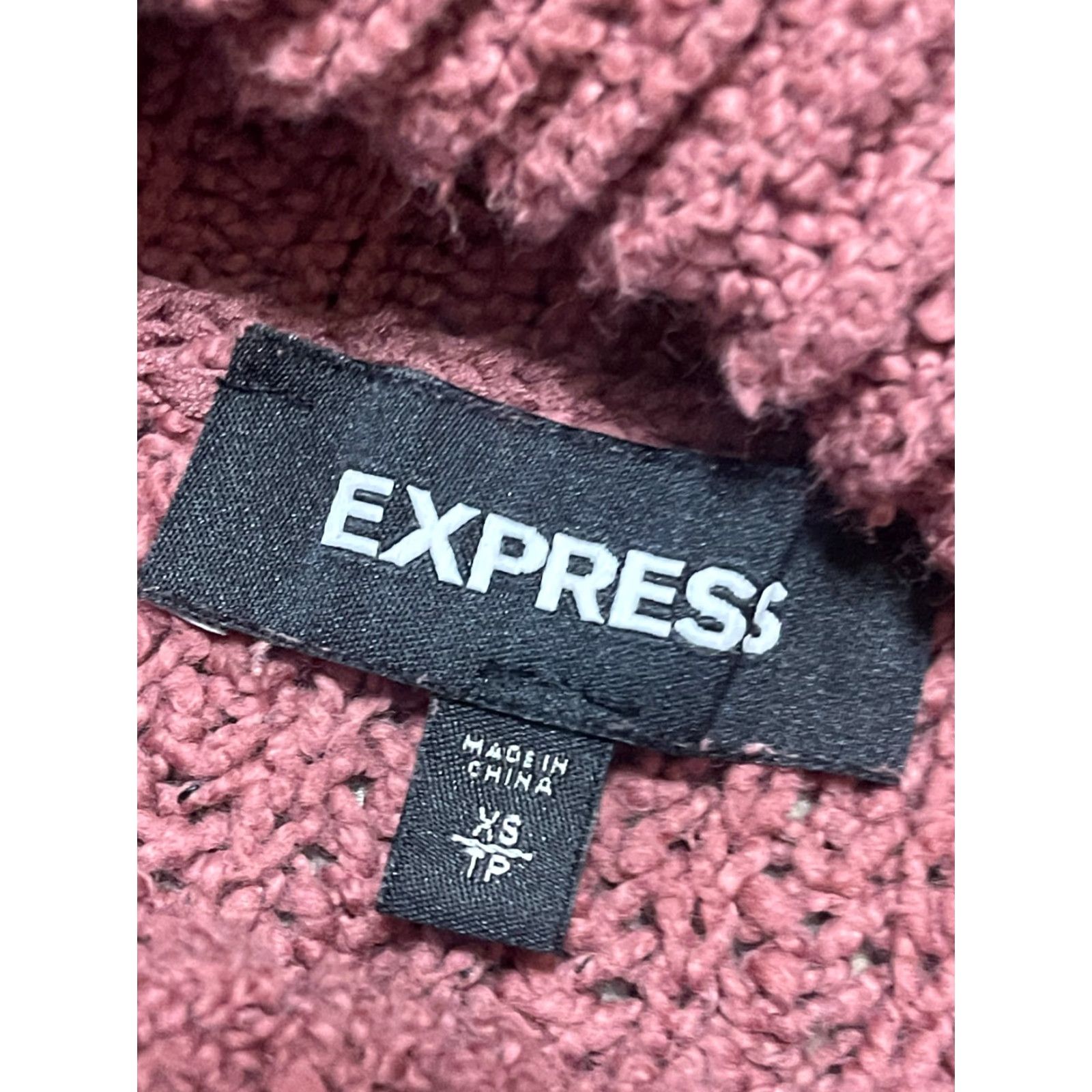 Express Express Sweater Women's Size XS Pink Turtleneck Ruffle Knit Pullover Size XS / US 0-2 / IT 36-38 - 5 Thumbnail