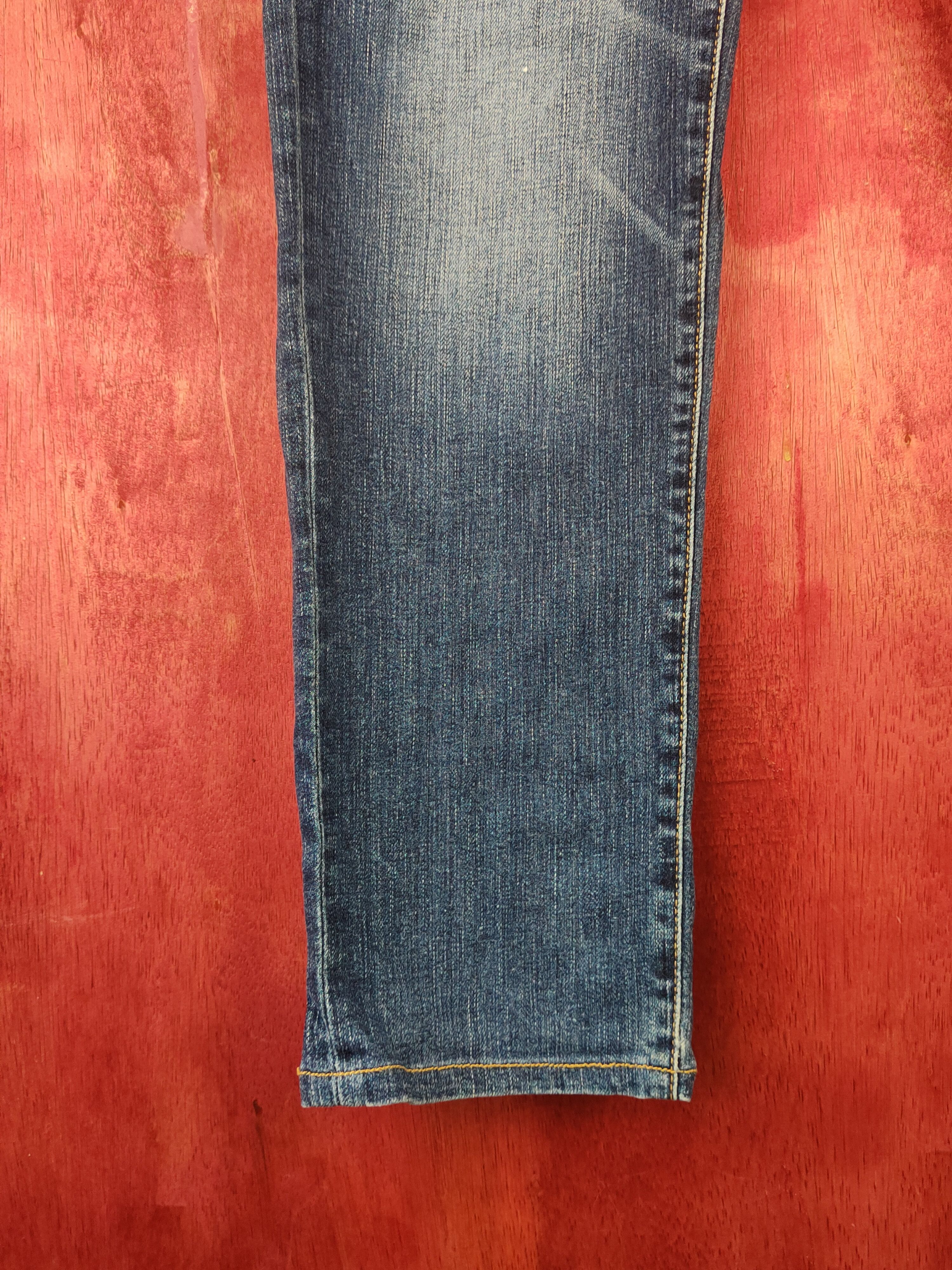 GU Gu japan vintage blue Denim jeans Pants #S1370 Size US 33 - 4 Thumbnail