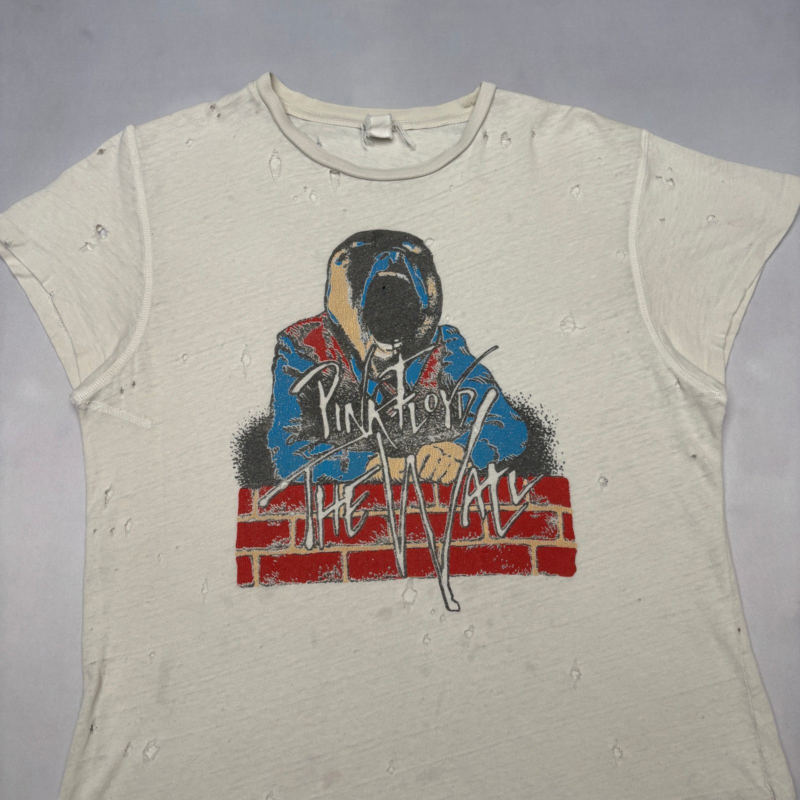MadeWorn Madeworn Pink Floyd The Wall Distressed T Shirt Small Grunge Size US S / EU 44-46 / 1 - 2 Thumbnail