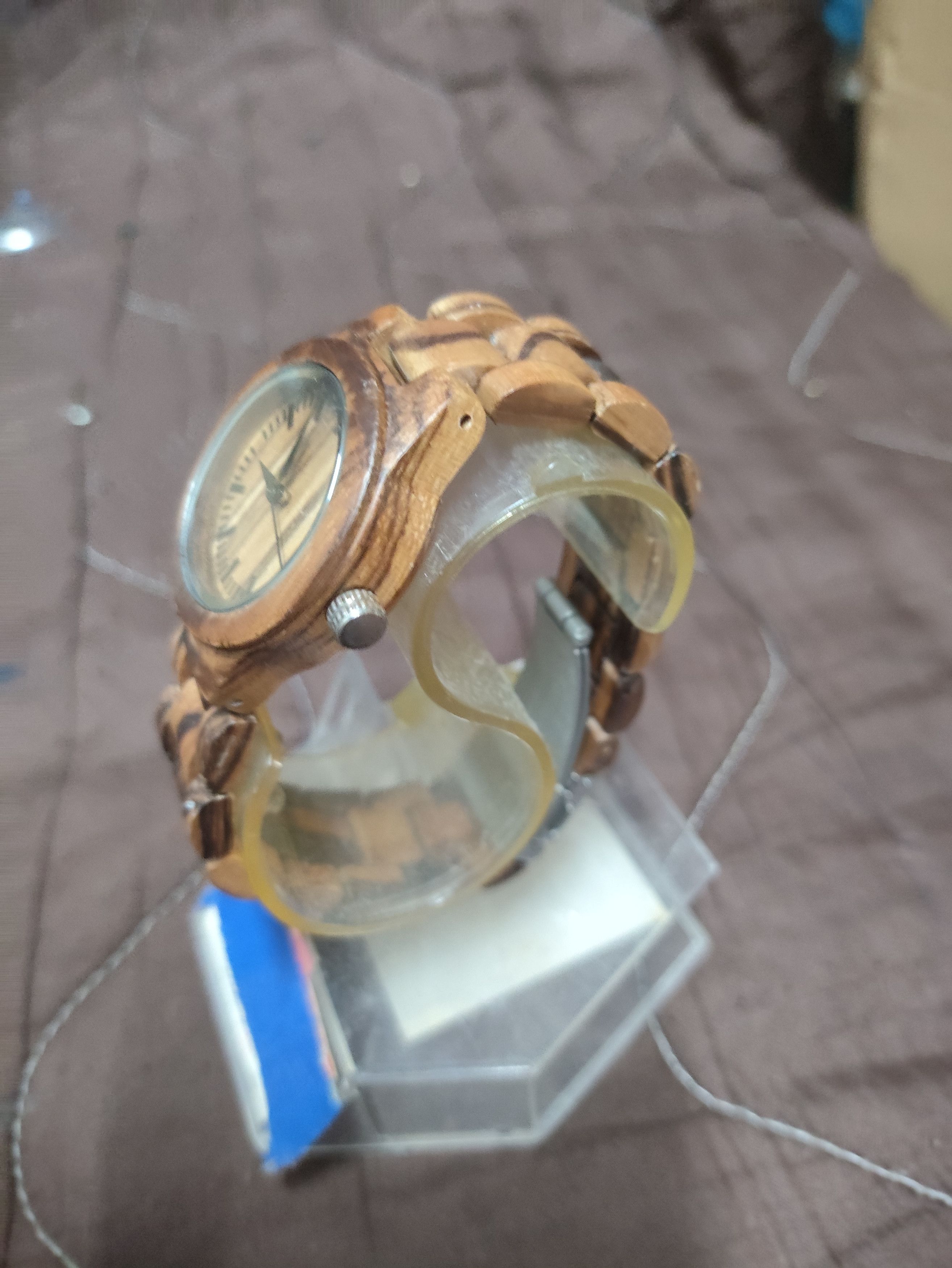 Vintage Retro Vintage FULLY Wood Watch Material (Handmade Design) Size ONE SIZE - 6 Thumbnail