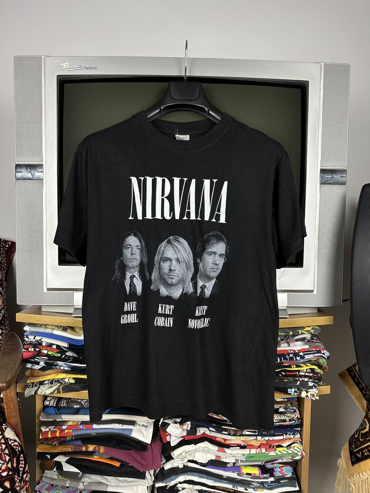 Band Tees × Nirvana × Vintage Vintage 00s Nirvana Band T-Shirt Size US M / EU 48-50 / 2 - 1 Thumbnail