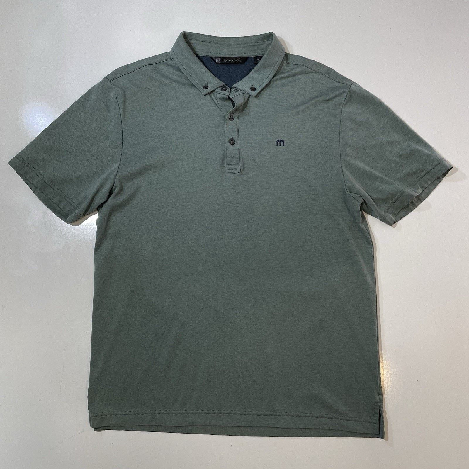 TravisMathew Travis Mathew Men’s Performance Polo Shirt Gray Poly Blend Size US M / EU 48-50 / 2 - 1 Thumbnail