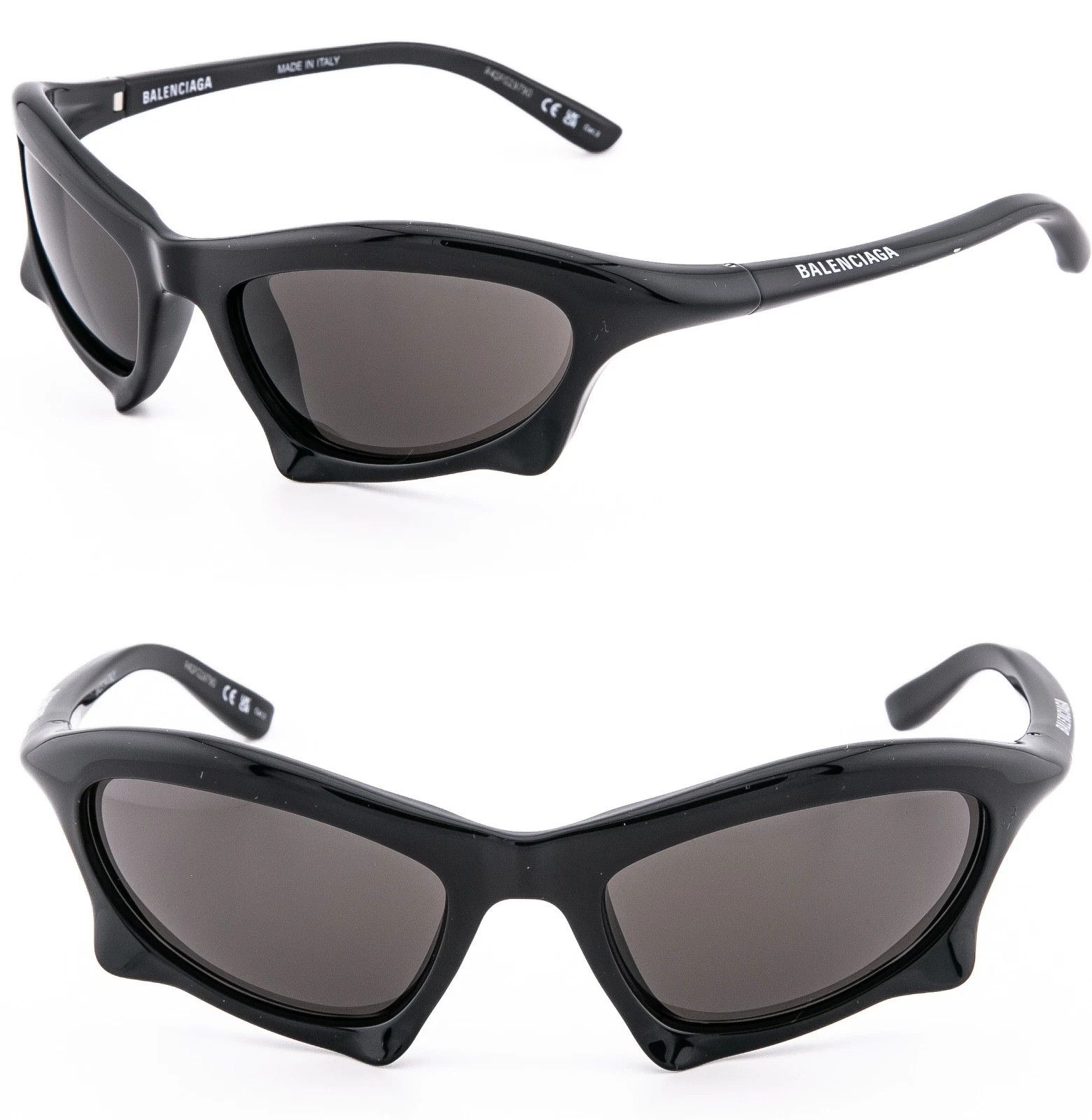 Balenciaga BALENCIAGA BAT 0229 Black 001 Fashion Angular Wrap BB0229S Size ONE SIZE - 1 Thumbnail
