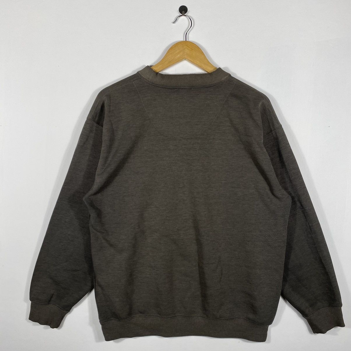 Nike Distressed Vintage 90's NIKE Small Swoosh Sweatshirt Size US M / EU 48-50 / 2 - 4 Thumbnail