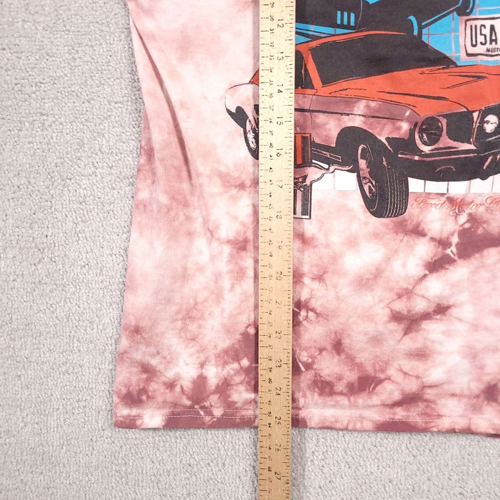 Ford Ford Mustang American Muscle 1964 Shirt Size Medium Red White Tie-Dye Car T Size US M / EU 48-50 / 2 - 6 Thumbnail
