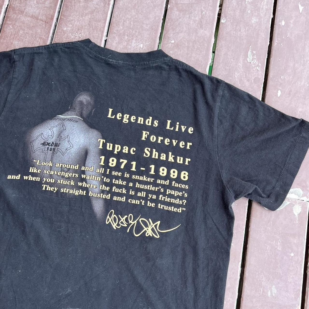 Vintage VINTAGE 2PAC 1996 MEMORY Size US M / EU 48-50 / 2 - 8 Thumbnail