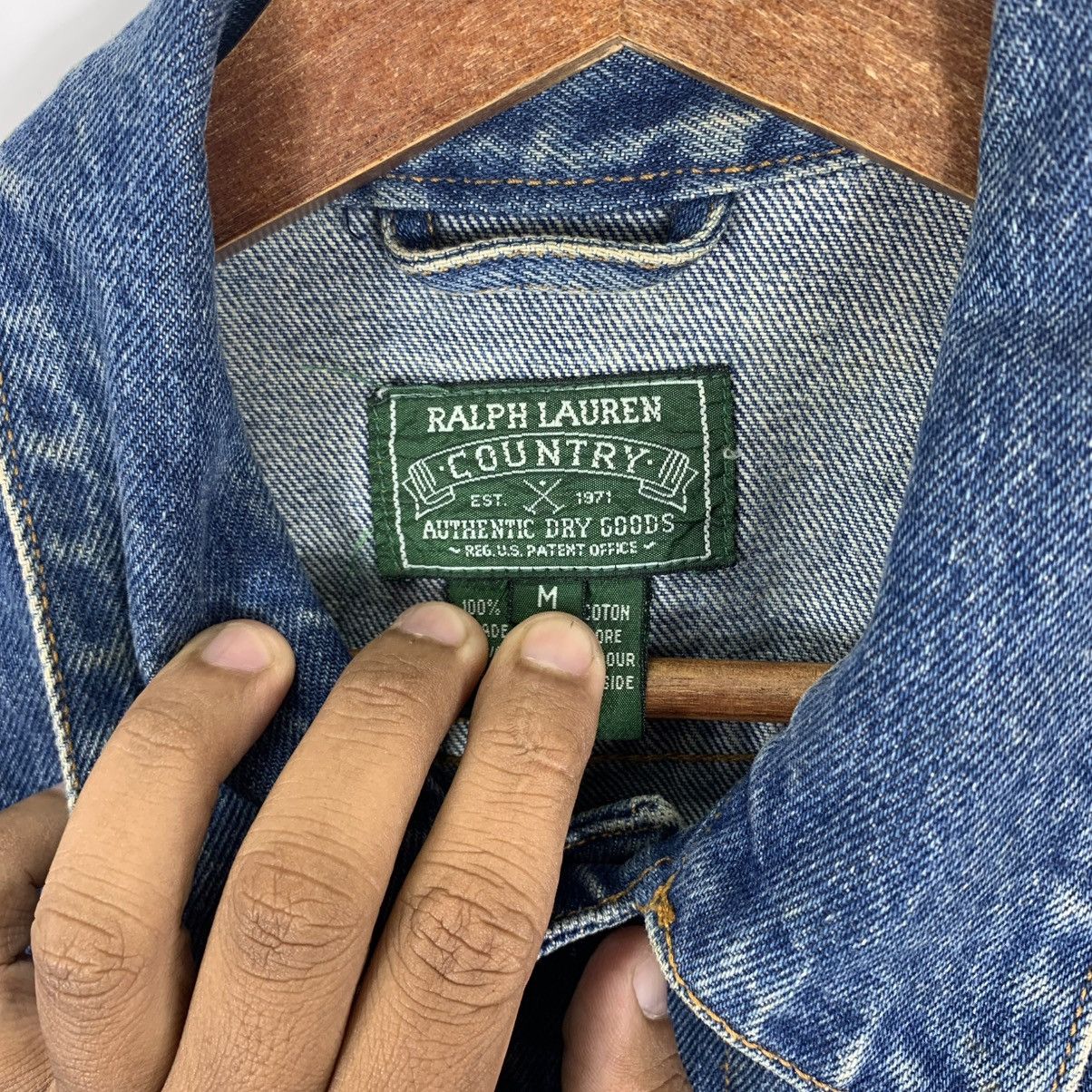Polo Ralph Lauren VINTAGE POLO COUNTRY RALPH LAUREN DENIM TRUCKER JACKET Size US M / EU 48-50 / 2 - 11 Thumbnail