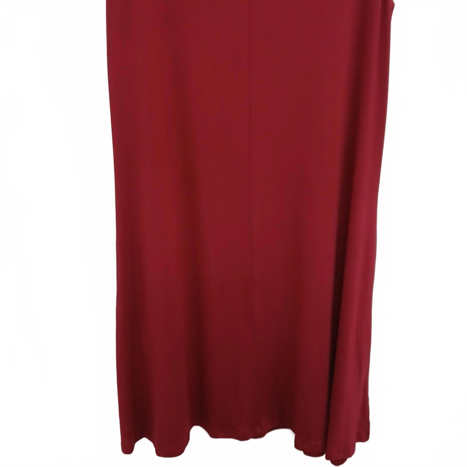 Designer NWT AUSELILY Women's Casual Red Tank Dress Medium Size M / US 6-8 / IT 42-44 - 8 Thumbnail