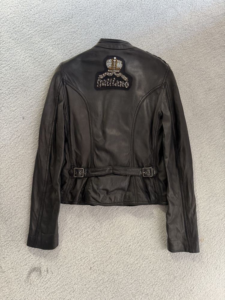John Galliano John Galliano Leather Jacket Size S / US 4 / IT 40 - 3 Thumbnail