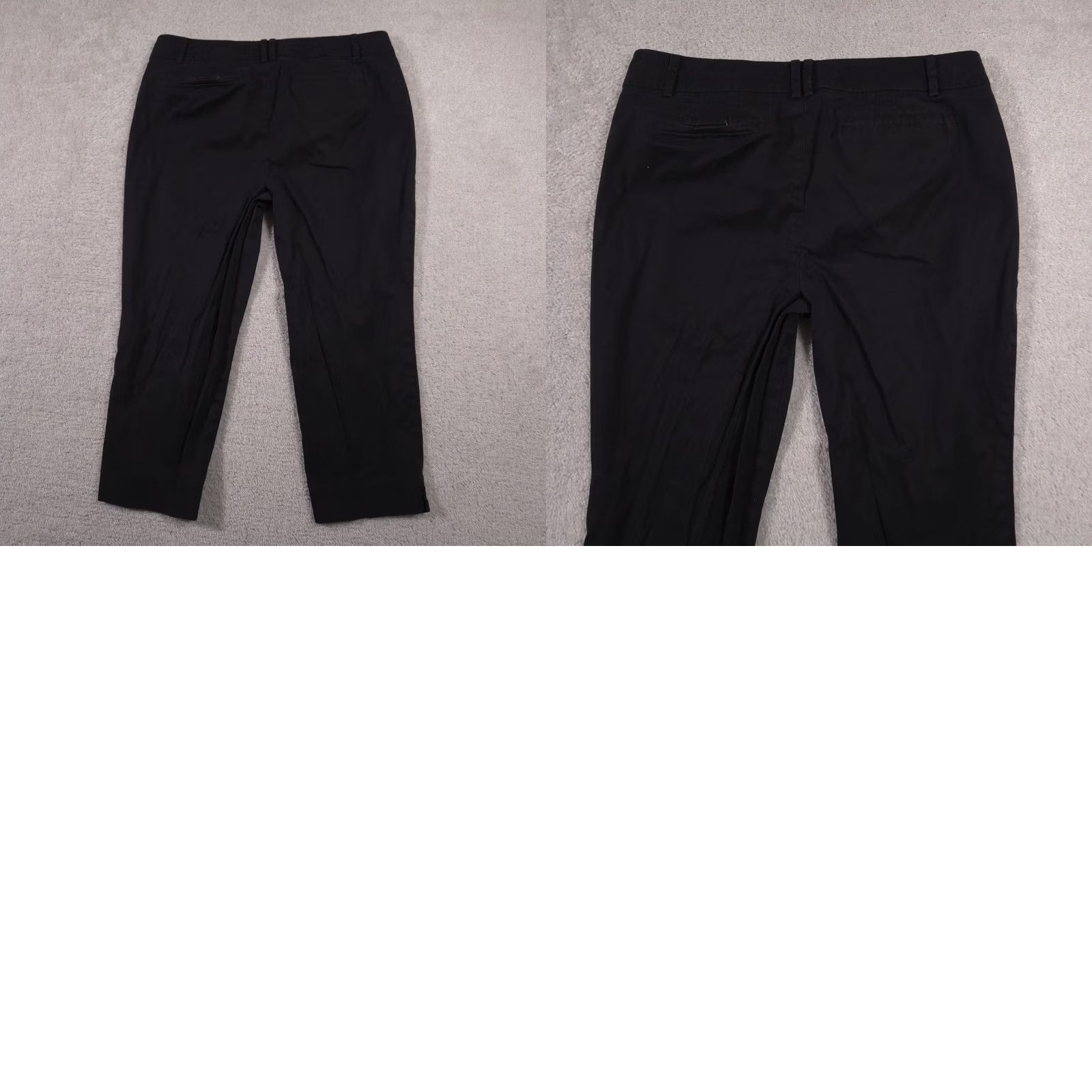 Talbots Talbots Pants Womens 12P The Perfect Crop Petite Stretch Career Office Blue Straight Zip Front Pockets Mens? Size 34" / US 12 / IT 48 - 9 Thumbnail