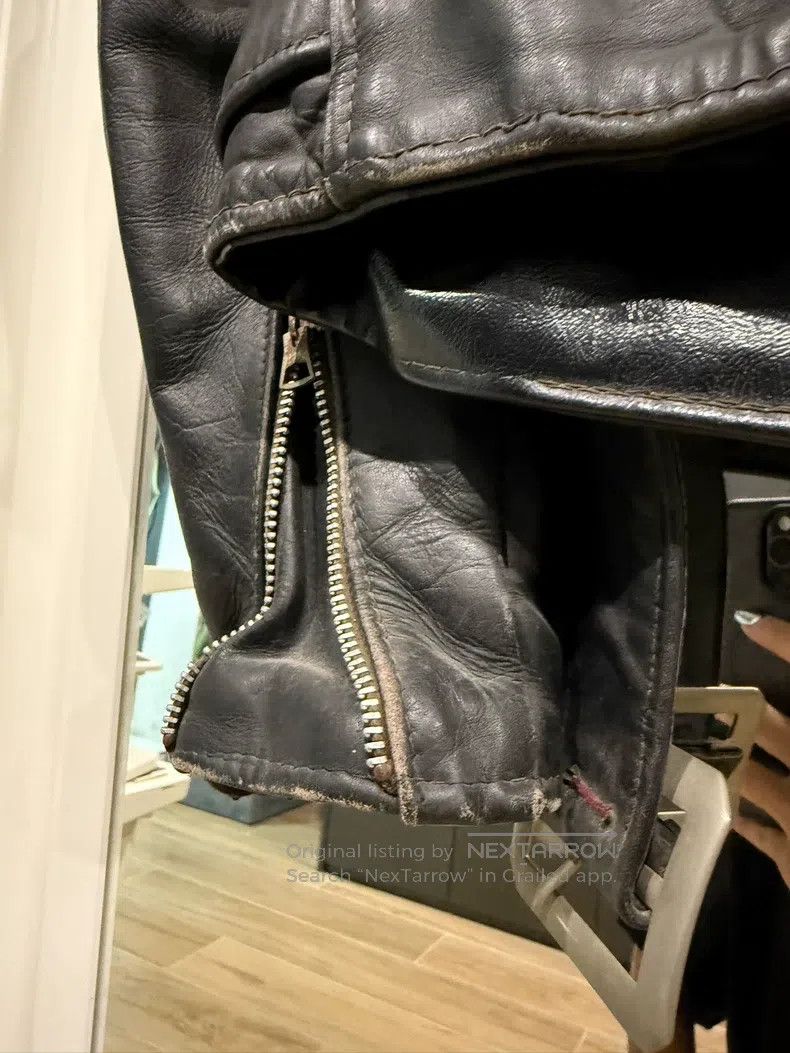 Schott Schott 613H Motorcycle Leather Jacket Size US M / EU 48-50 / 2 - 6 Thumbnail