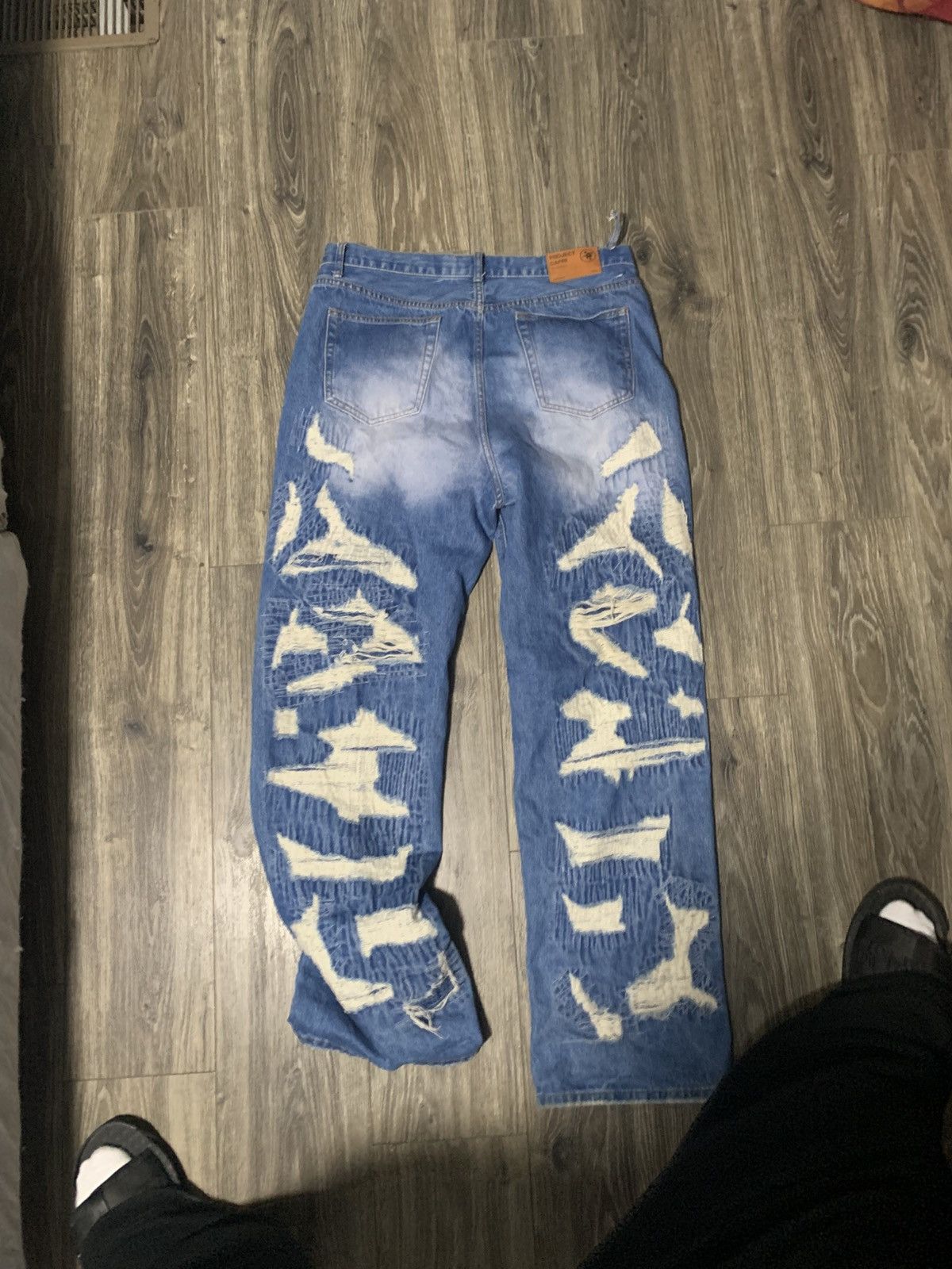 Other Project Capri Distressed Blue Jeans Size US 36 / EU 52 - 2 Thumbnail