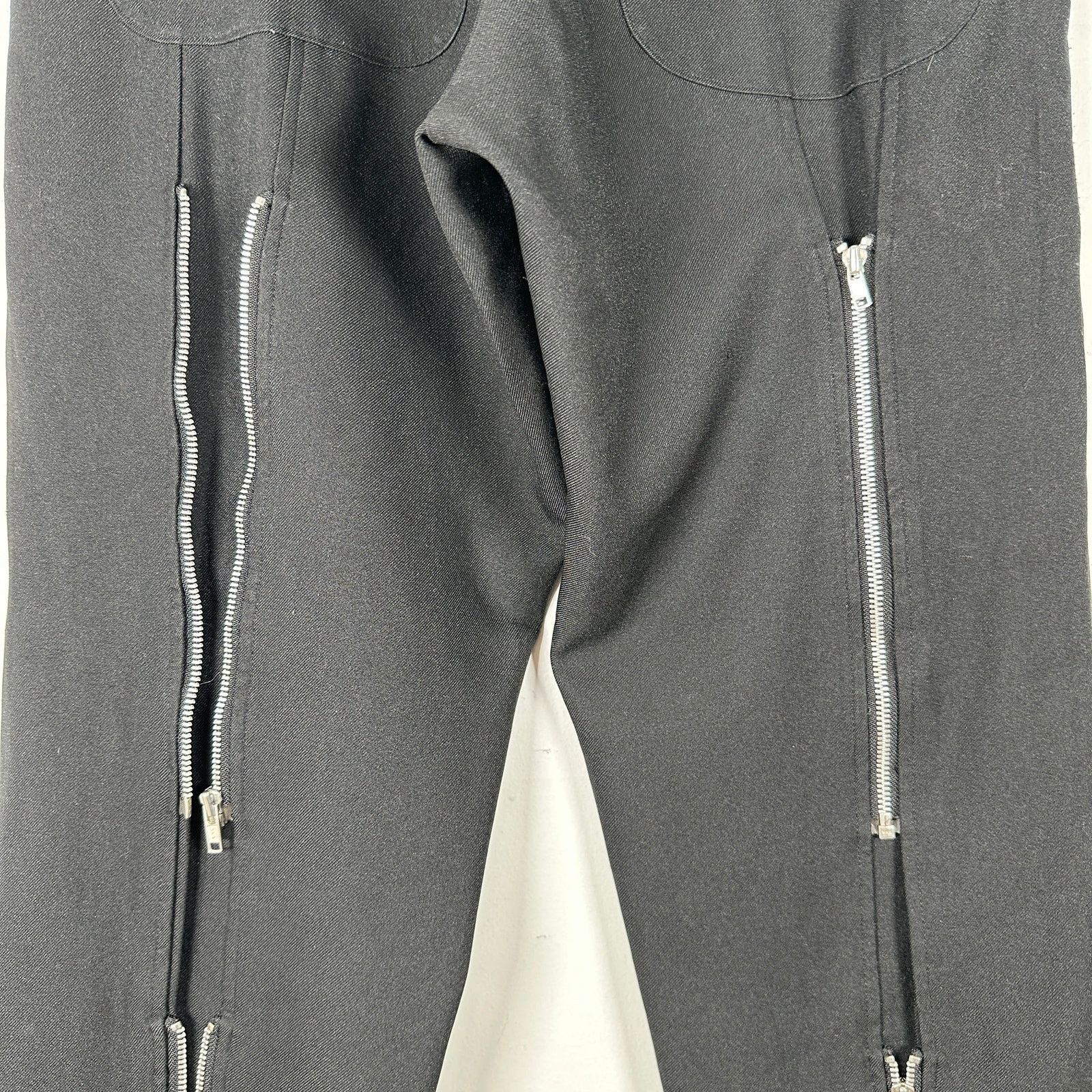 CDG by Comme des Garcons CDG Black Back Zipper Pants Size S Size US 30 / EU 46 - 6 Thumbnail