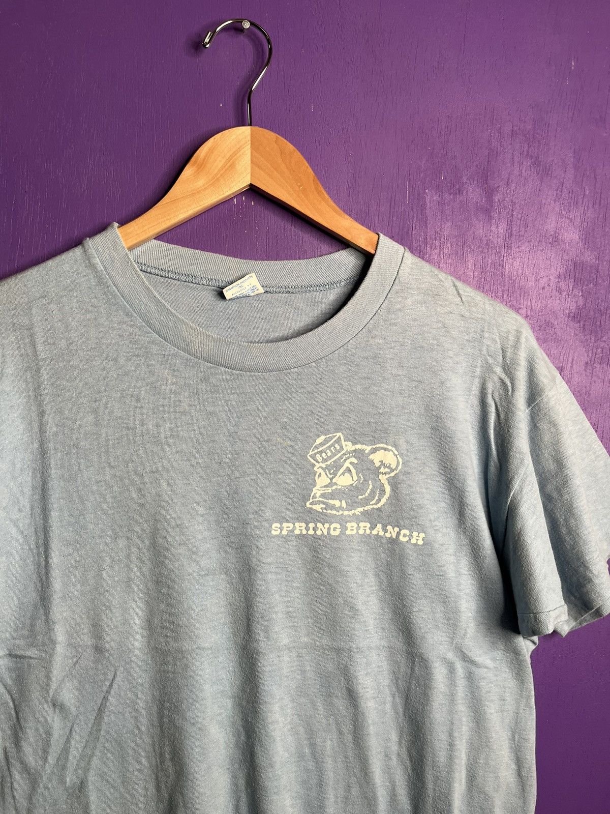 Champion × Vintage Vintage 70s Champion spring branch college t-shirt Size US M / EU 48-50 / 2 - 3 Thumbnail