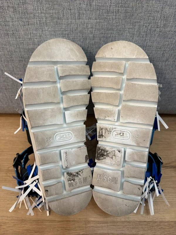 MSGM MSGM Italy Creative sandals with straps platform 38 Size US 8 / IT 38 - 11 Thumbnail