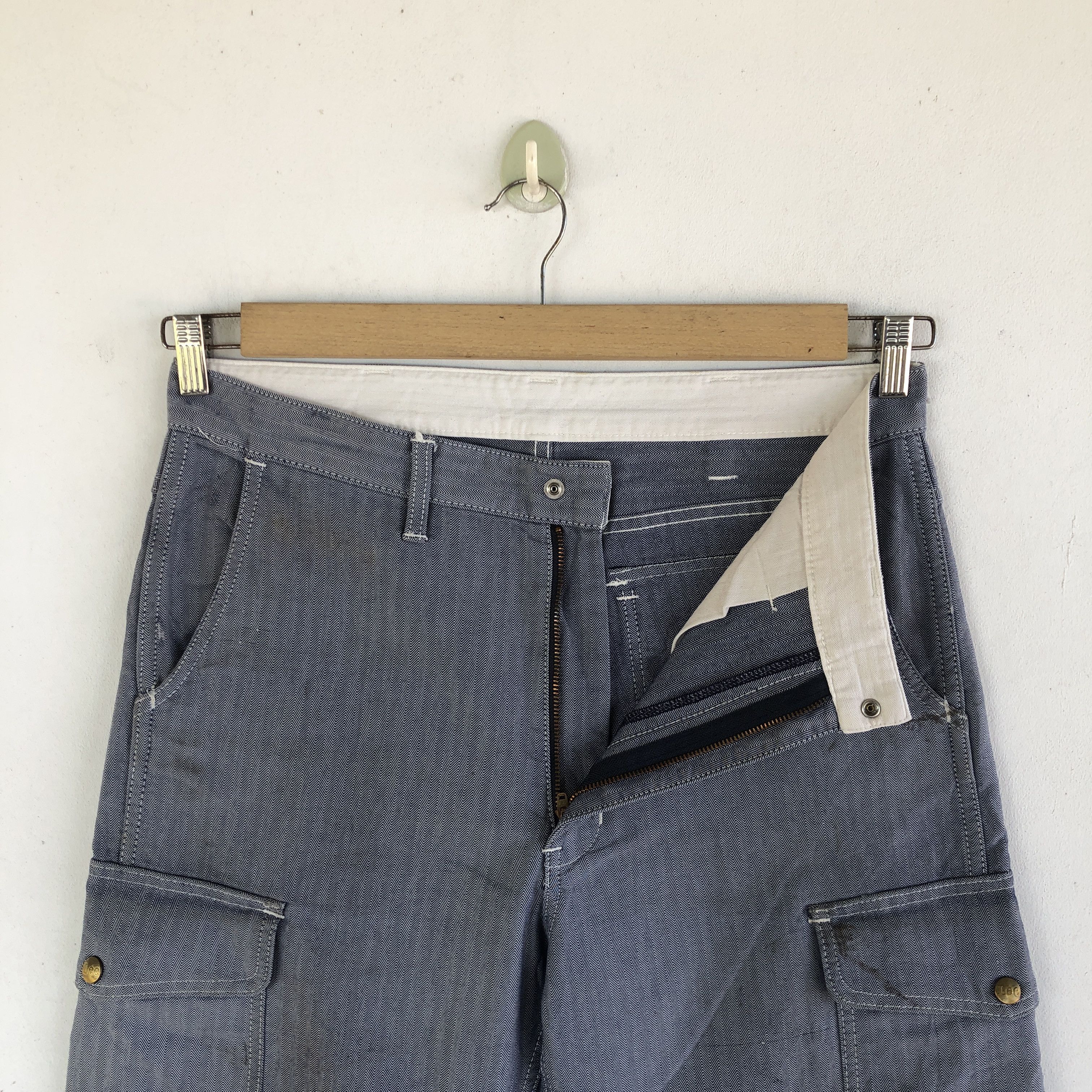 Lee Vintage Lee Carpenter Cargo Pants Lee Multi Pocket Trousers Size US 34 / EU 50 - 5 Thumbnail