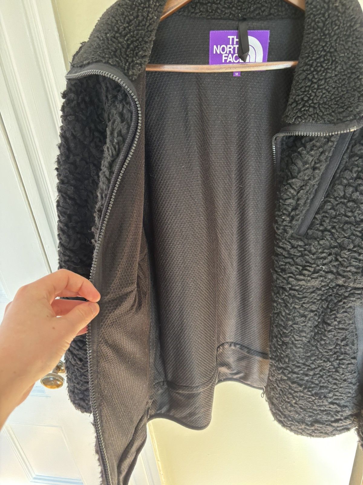 Nanamica × The North Face Purple Label Oversized Sherpa Wool Fleece Jacket (Black) Size US M / EU 48-50 / 2 - 4 Thumbnail