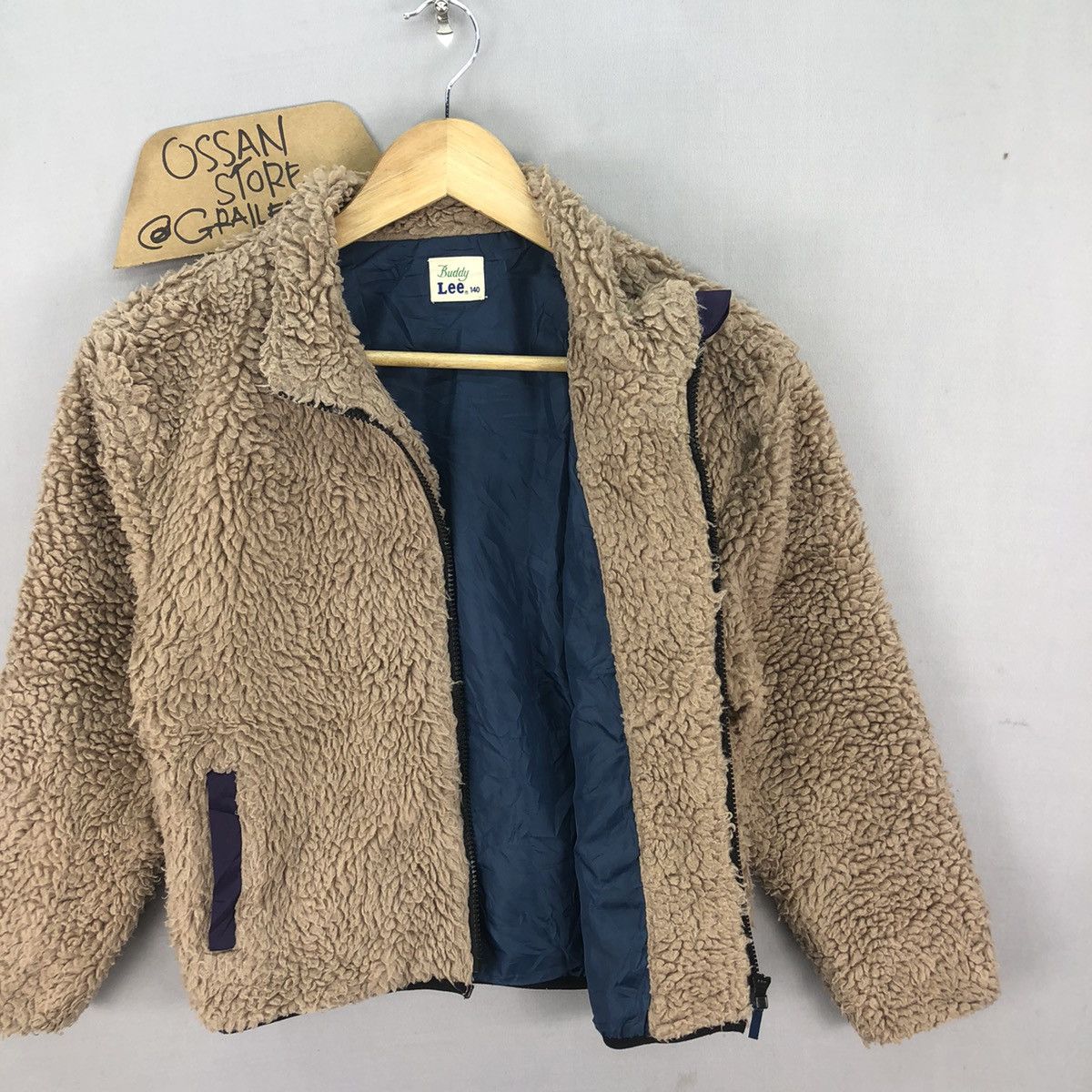 Lee Kids Buddy Lee Sherpa Zipper Light Jacket Size US XS / EU 42 / 0 - 5 Thumbnail