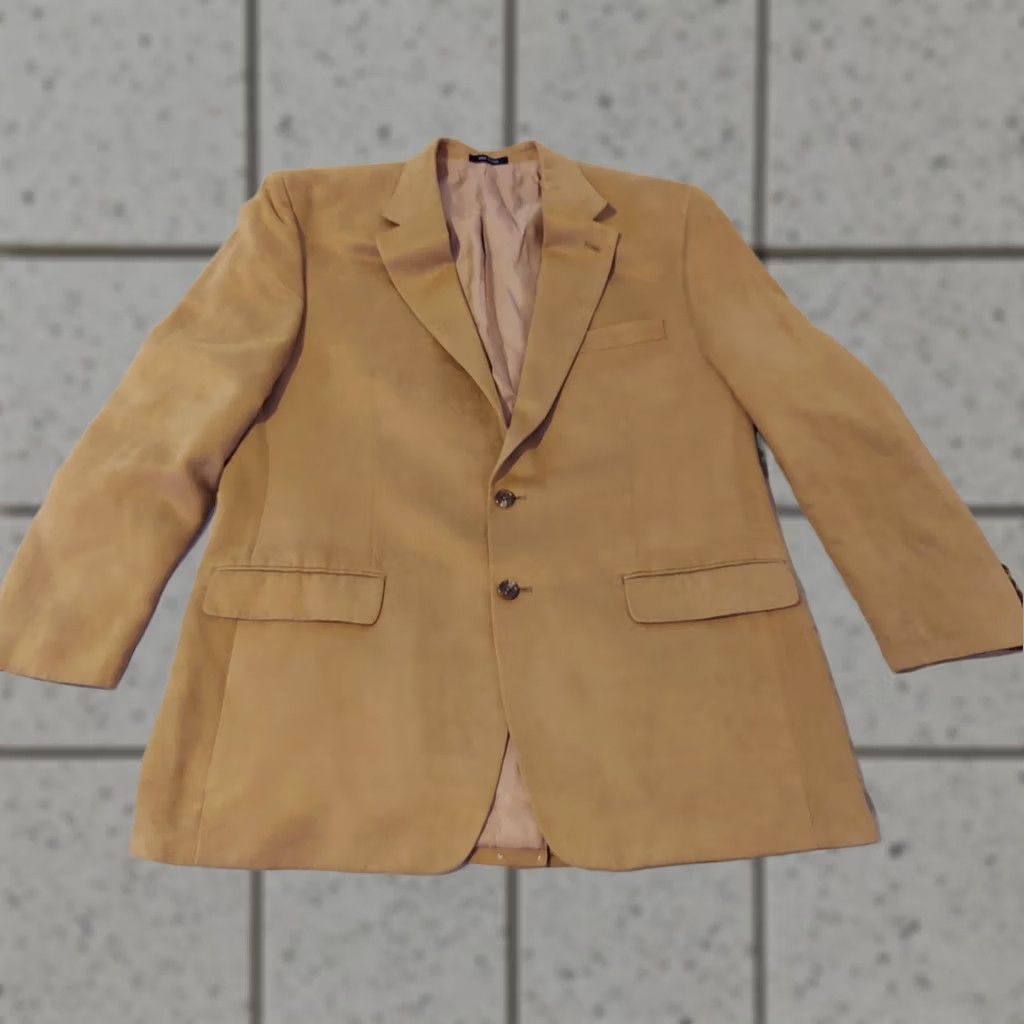 Chaps Polo Ralph Lauren Chaps Jacket Blazer 44R Khaki Mens Size US XXL / EU 58 / 5 - 1 Thumbnail