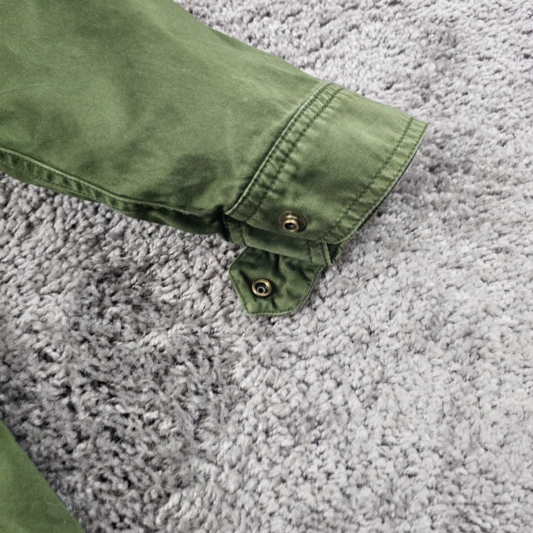 Uniqlo VINTAGE Uniqlo Parka Jacket Womens XS Green Hooded Full Zip Sherpa Lined Outdoor Size XS / US 0-2 / IT 36-38 - 3 Thumbnail