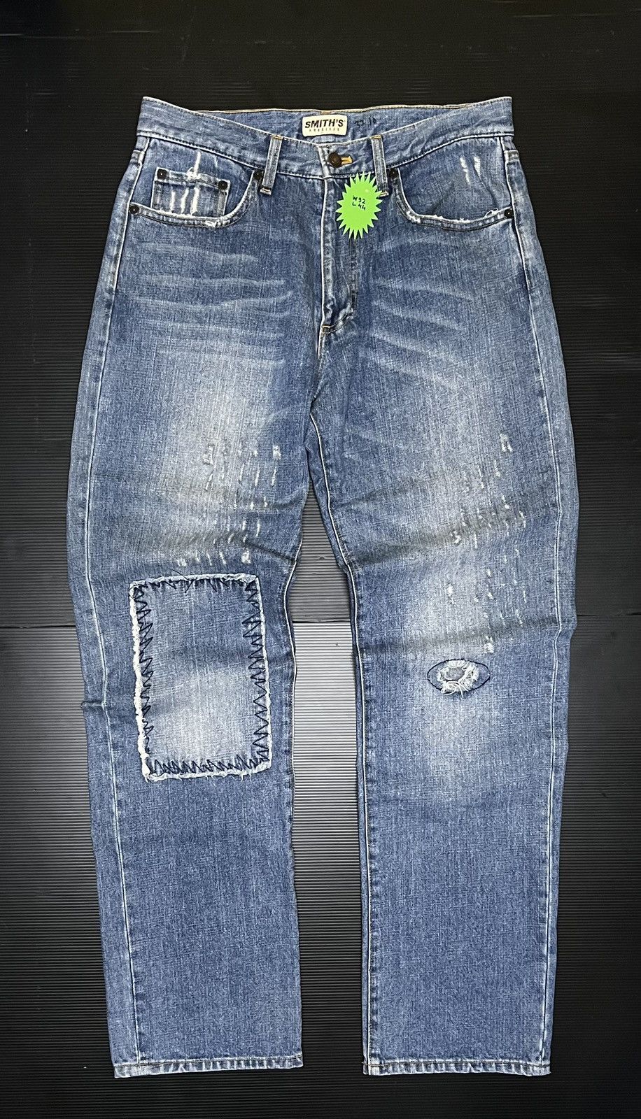 Smith's American × Vintage 🔥HOT DROPS🔥Japanese Brand Smith American Patch Work Denim Size US 32 / EU 48 - 1 Thumbnail