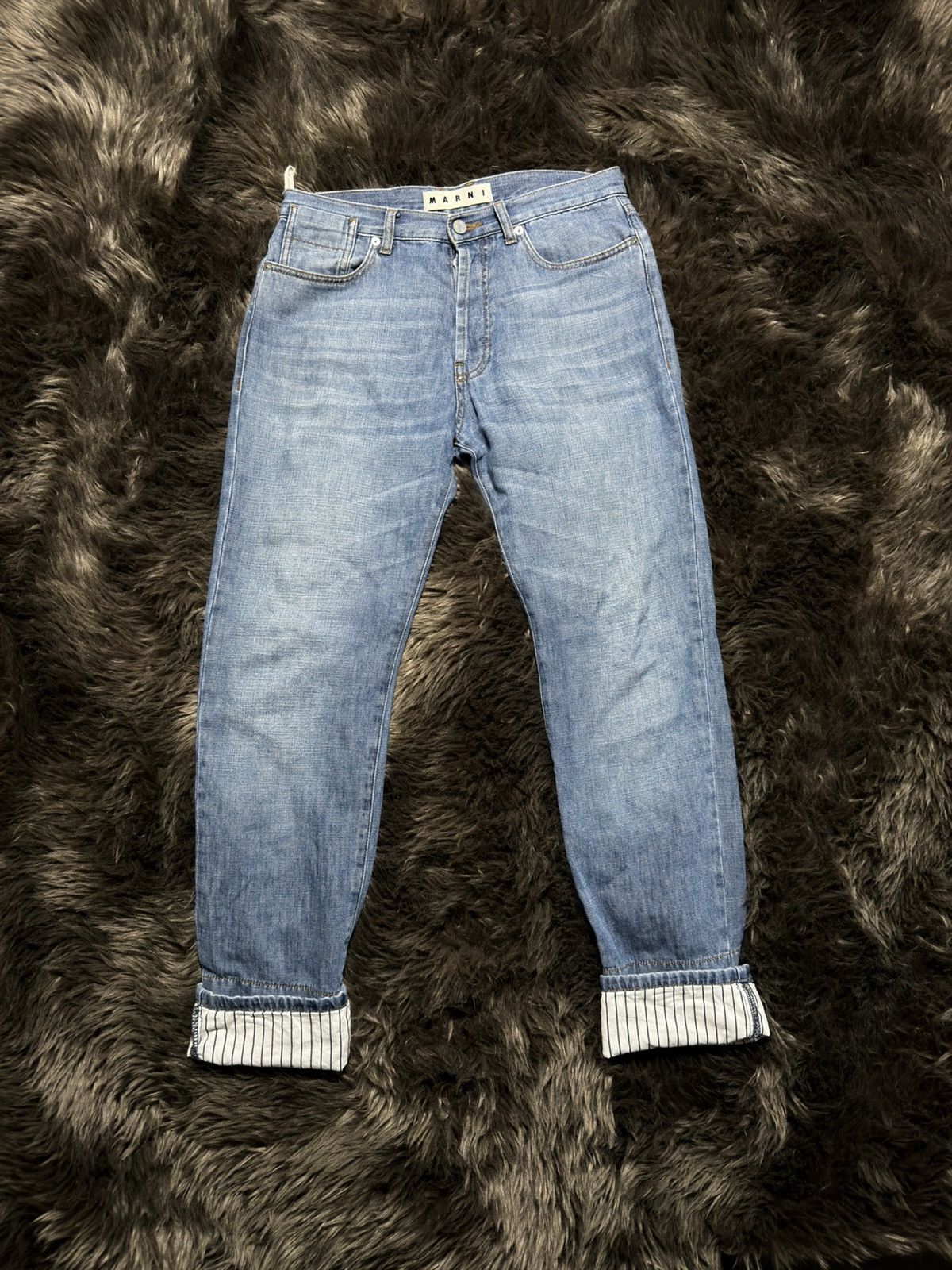 Marni Pinstripe Denims Size US 30 / EU 46 - 2 Thumbnail