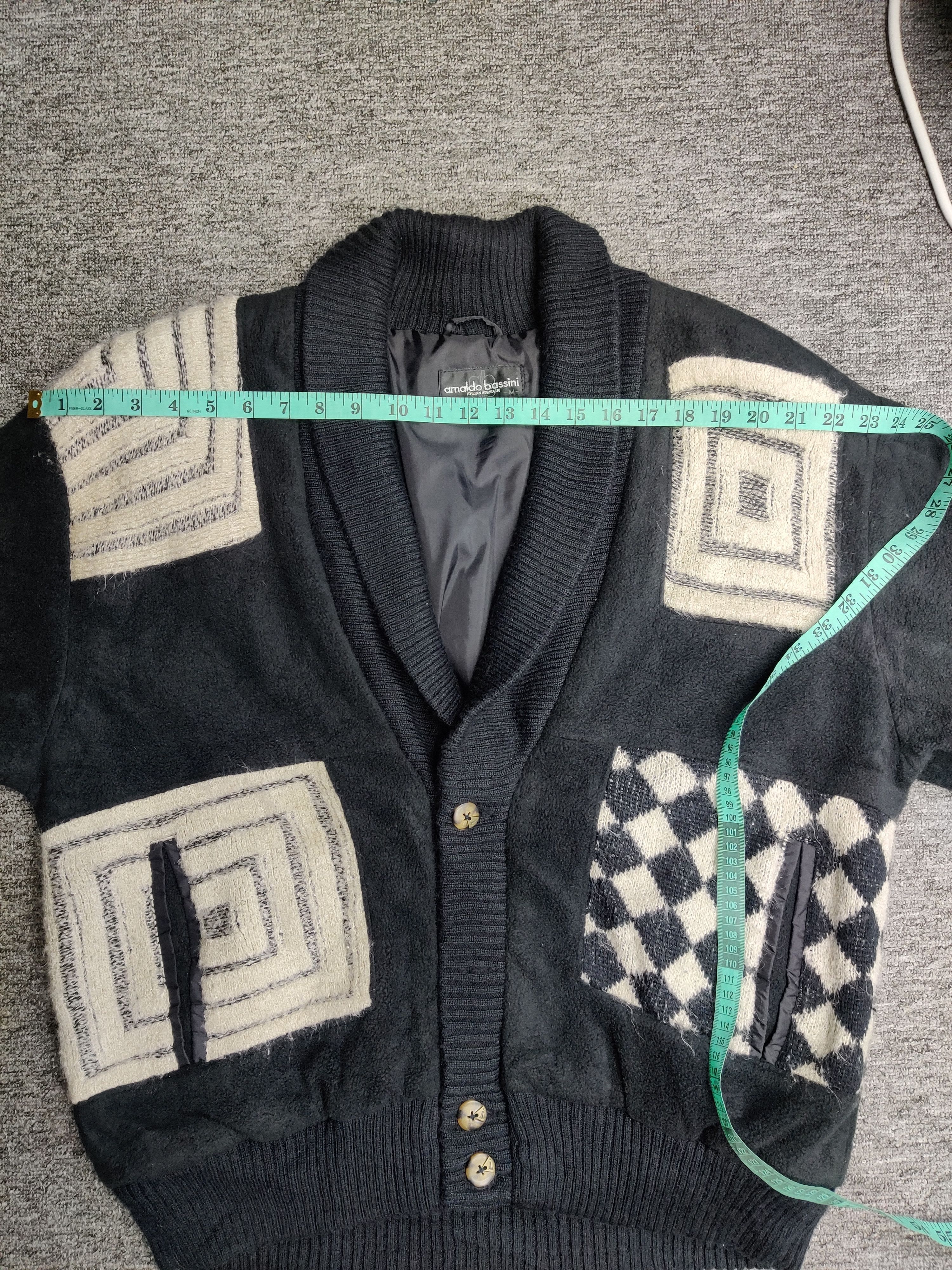 Japanese Brand Arnaldo Bassini Shawl Collar Fleece Knit Cardigan Size US M / EU 48-50 / 2 - 15 Thumbnail