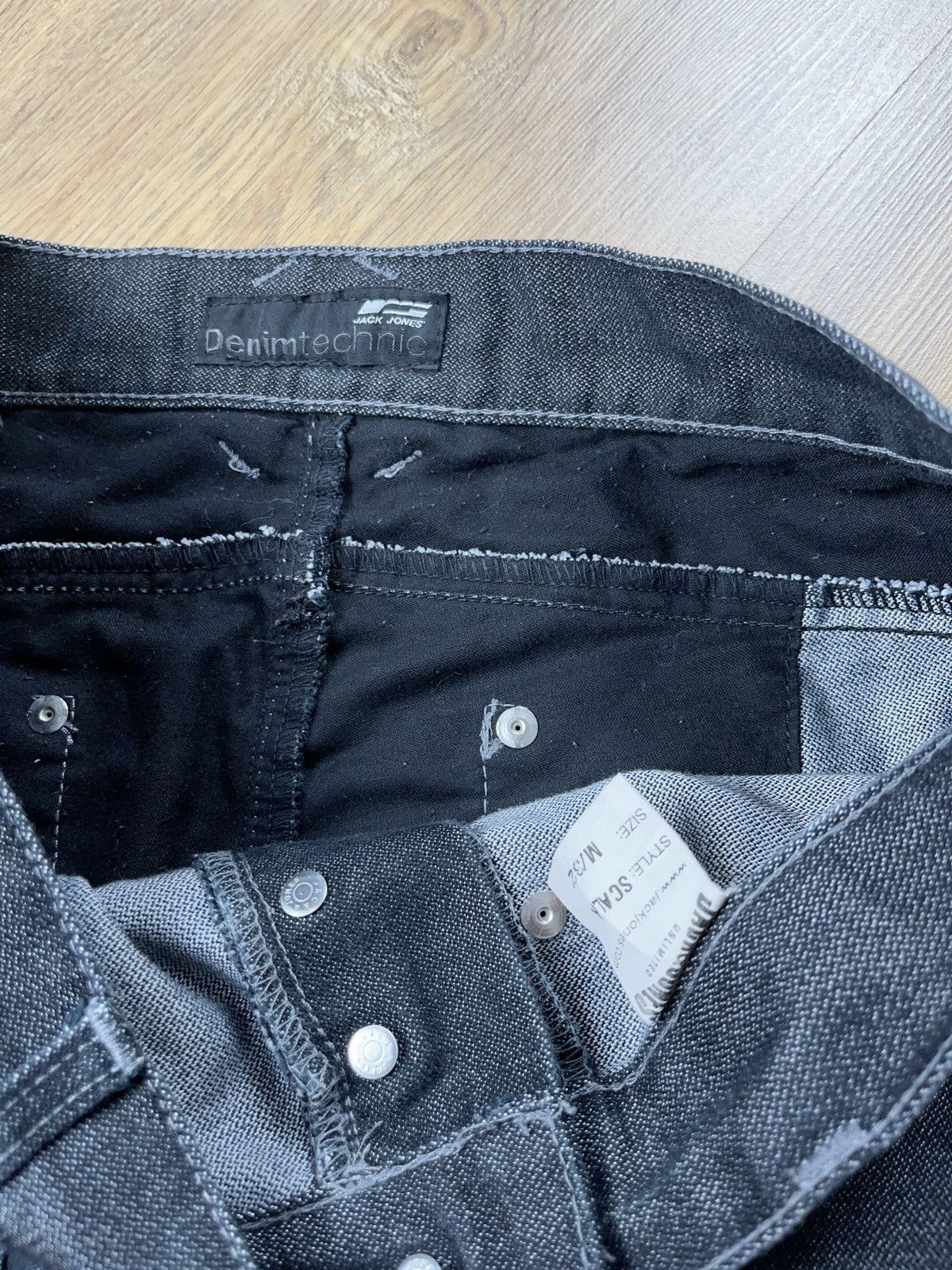➕vintage japanese brand worker carpenter jeans zip leg y2k