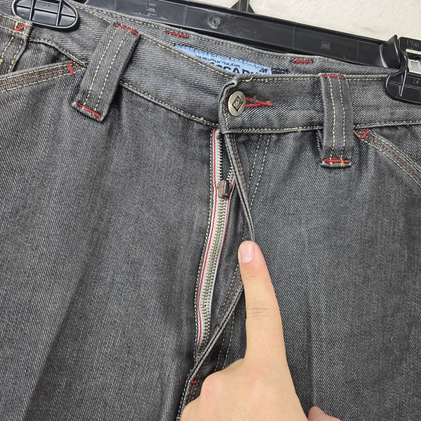 Mecca Vtg Mecca Jeans Mens 38 (Fits36x33) Baggy Chore Pocket Y2K Size US 36 / EU 52 - 5 Thumbnail