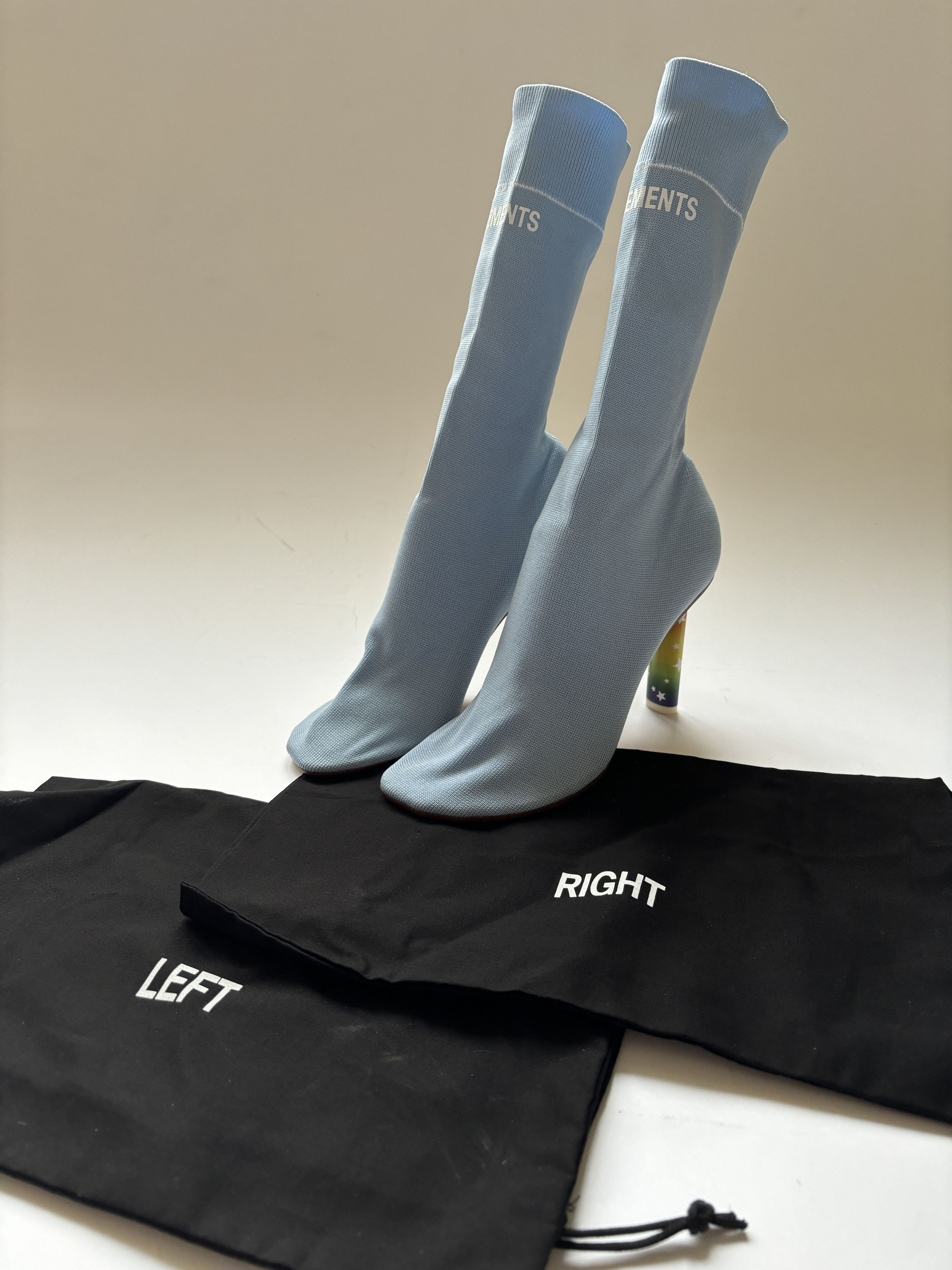 Vetements ⚡️QUICK SALE⚡️2016 Vetements Demna Lighter Heel Sock Boots Size US 9 / IT 39 - 2 Thumbnail