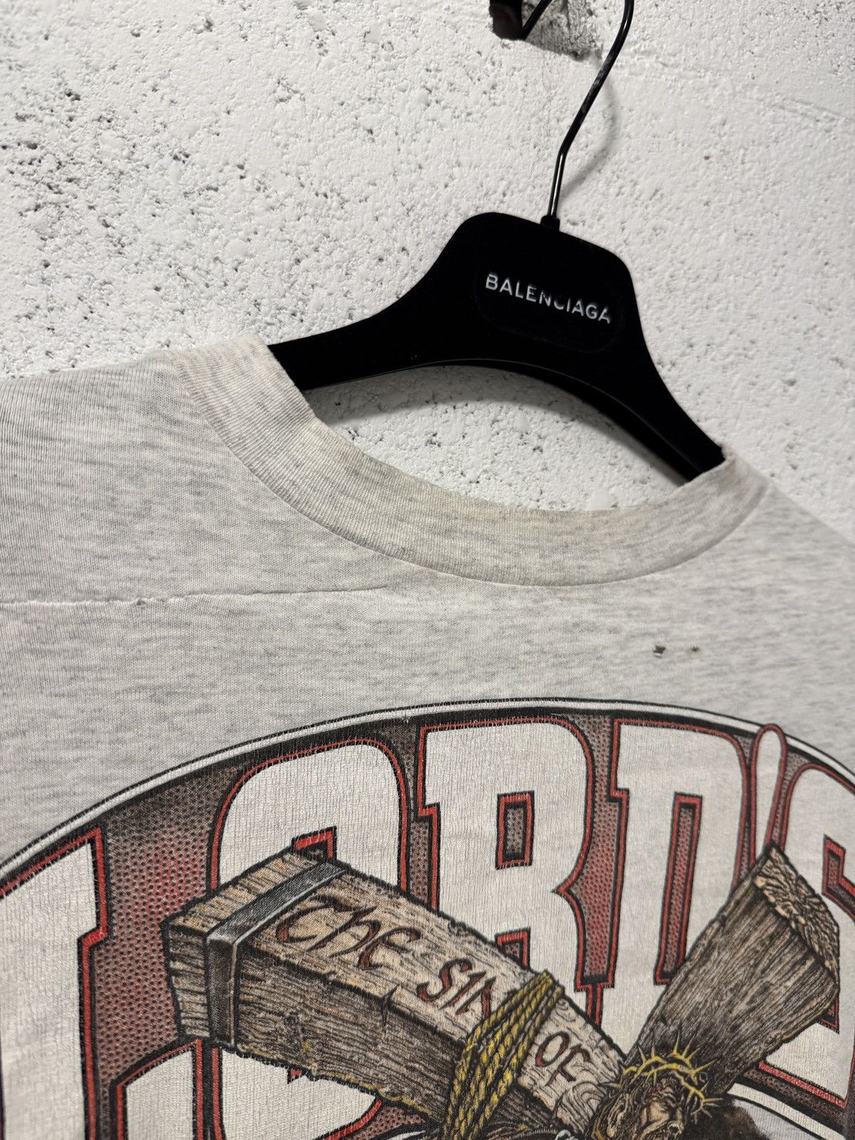 Vintage *RARE* VTG 1995 LORD’S GYM GOD BODYBUILDING NO SWEAT TEE Size US M / EU 48-50 / 2 - 8 Thumbnail