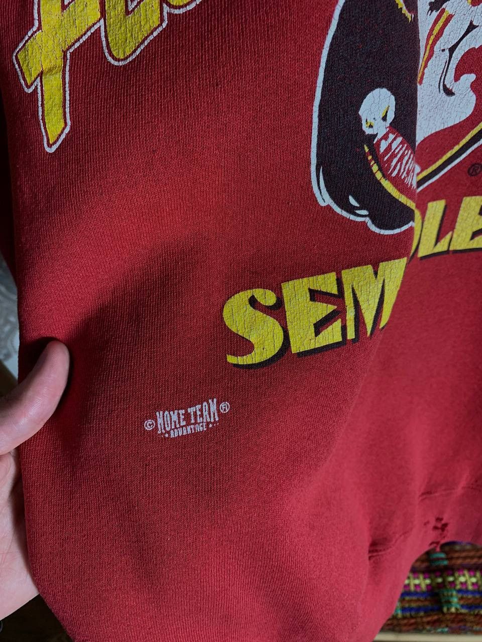 NFL × Vintage VERY RARE NFL FLORIDA STATE SEMINOLES SWEATSHIRT 90s Y2K SK8 Size US XL / EU 56 / 4 - 8 Thumbnail