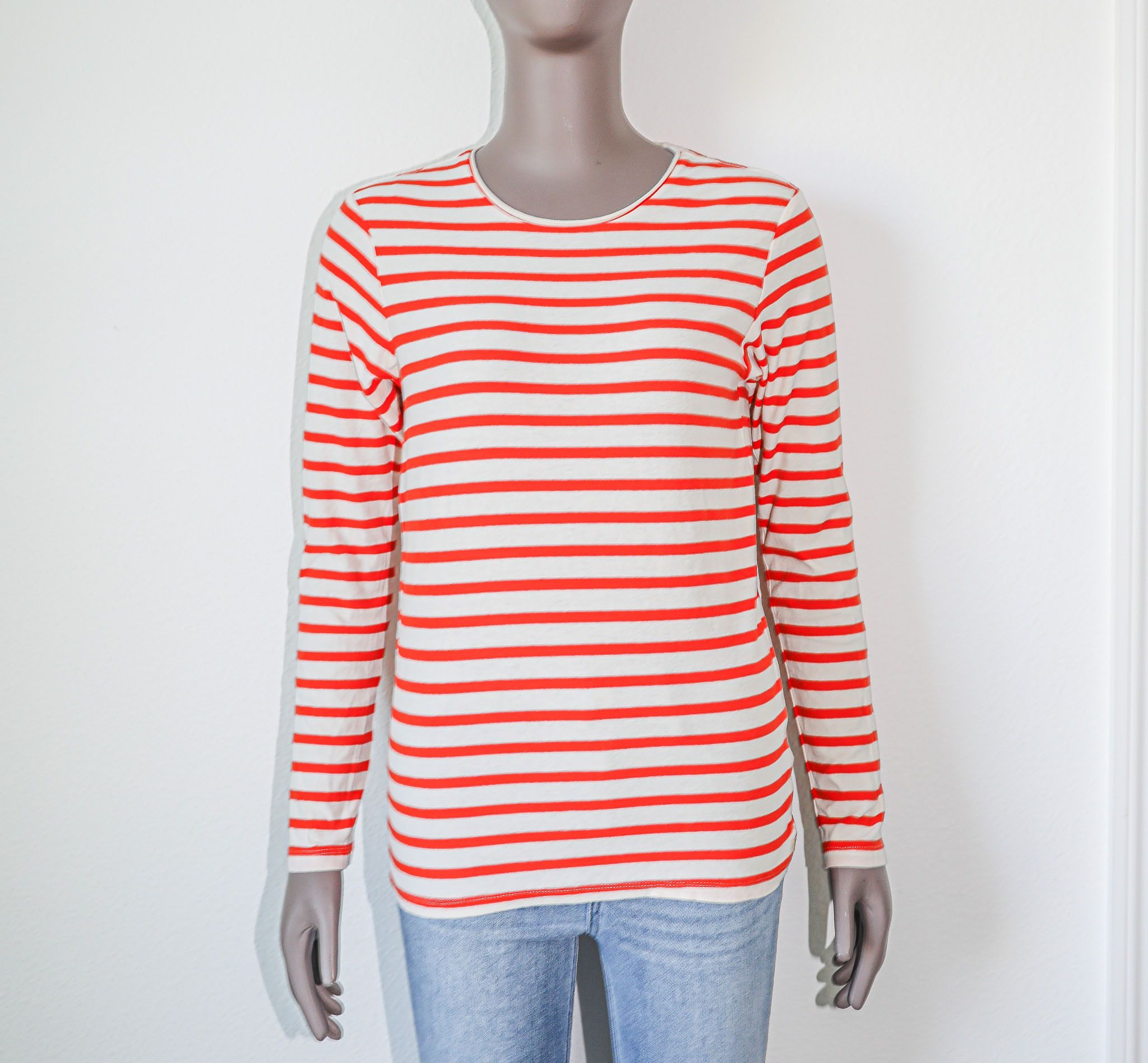 Scotch & Soda Scotch & Soda Orange Striped Long Sleeve Top Size Medium Size M / US 6-8 / IT 42-44 - 1 Thumbnail