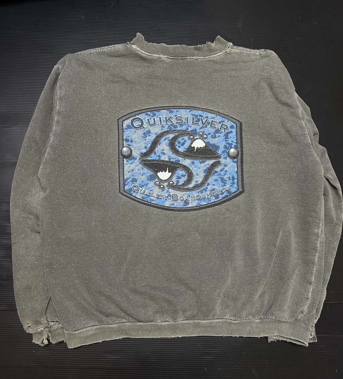 Quiksilver 🔥HOT DROPS🔥 Vintage 90s Quicksilver Big Logo Surfboards Size US L / EU 52-54 / 3 - 7 Thumbnail