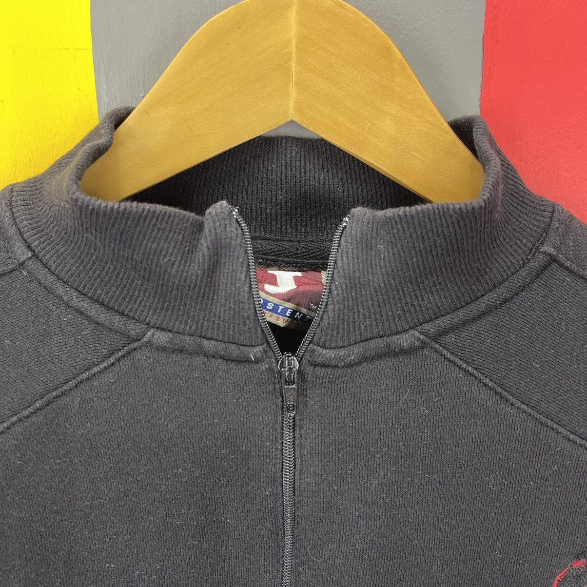NBA 90s Vintage PORTLAND BLAZERS Zipper Sweatshirt #1703/06 Size US L / EU 52-54 / 3 - 4 Thumbnail