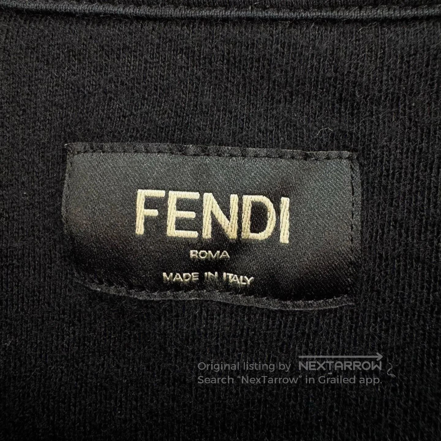 Fendi fendi monster rubber studded wool sweatshirt. Size US L / EU 52-54 / 3 - 5 Thumbnail