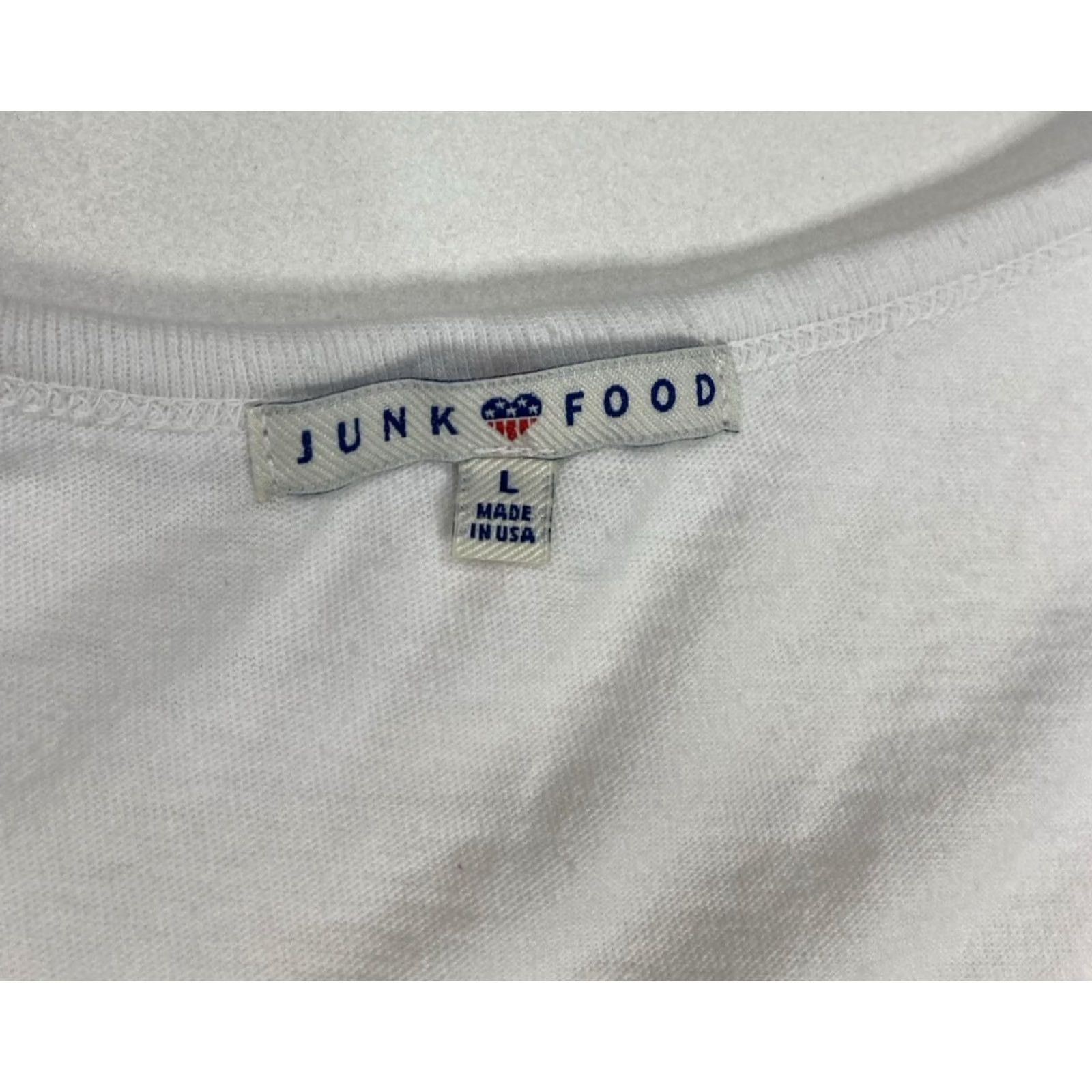 Junk Food Junk Food Pink Floyd Graphic Tank Top T-shirt Women Large White Sleeveless Music Size L / US 10 / IT 46 - 5 Thumbnail