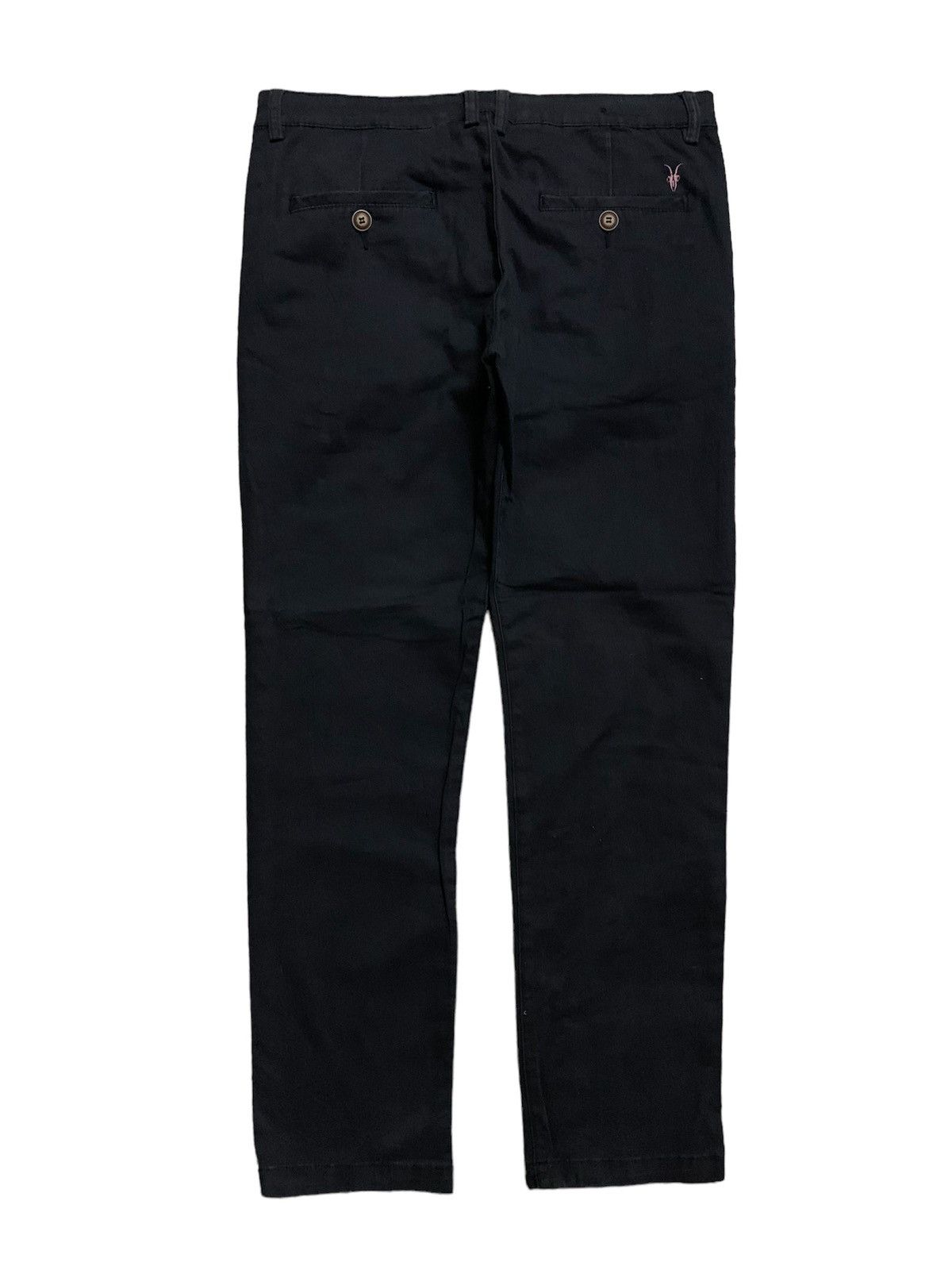 Allsaints × Japanese Brand Vtg AllSaints Slack Black Slim Fit Size US 32 / EU 48 - 4 Thumbnail