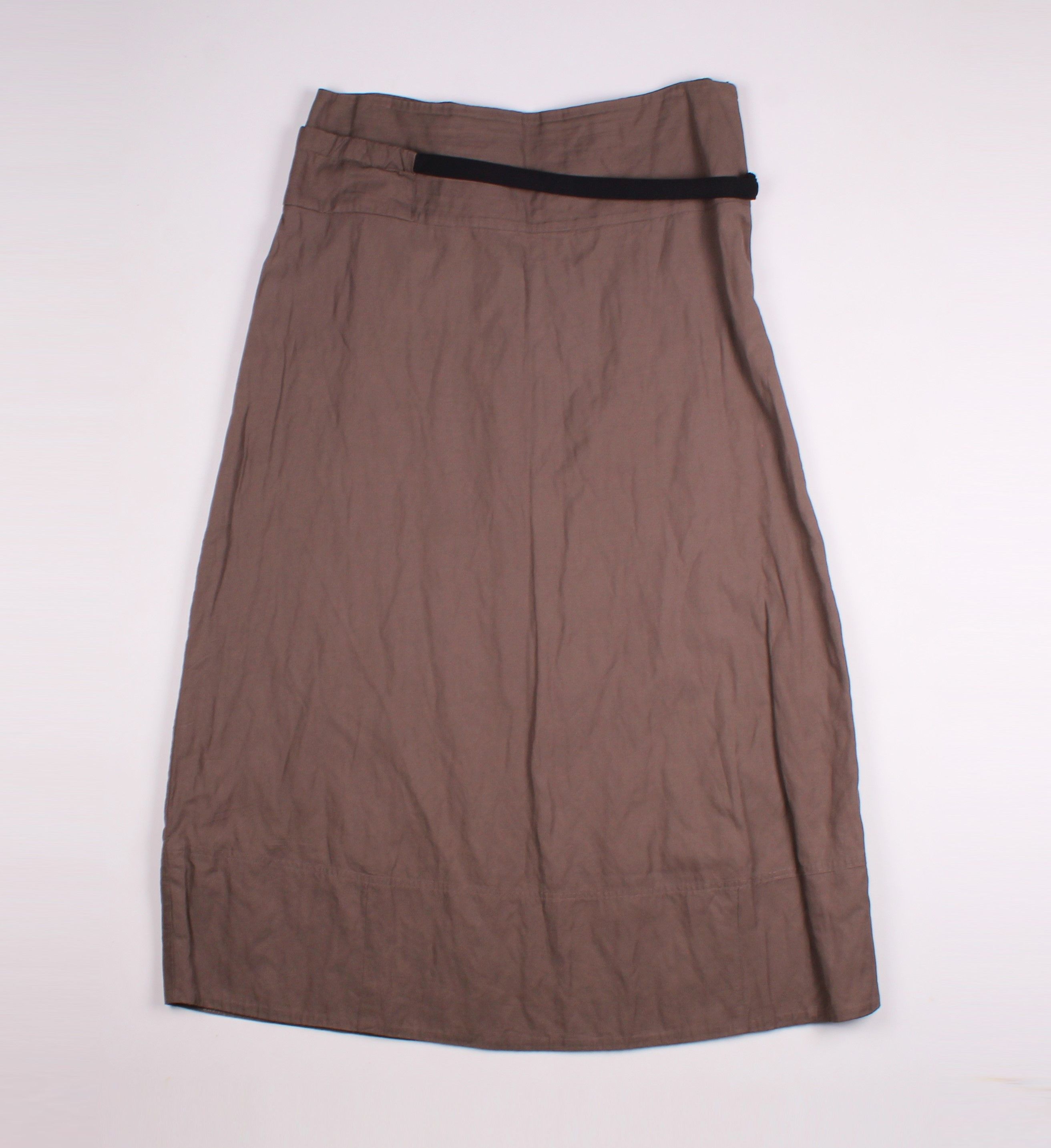 Sarah Pacini Sarah Pacini Avant Garde Gray Midi Skirt Size 34" / US 12 / IT 48 - 4 Thumbnail