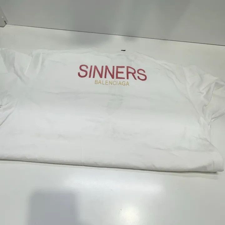 Balenciaga Balenciaga Balenciaga Logo Print Cotton TShirt -2507 Size US XS / EU 42 / 0 - 9 Thumbnail