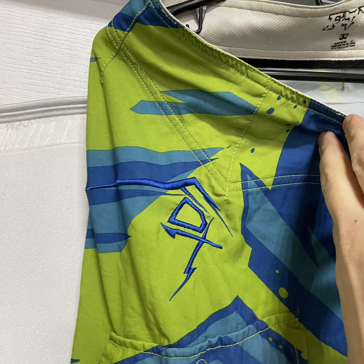 Fox Racing × Vintage 🏄 Vintage Fox racing board Shorts swim shorts Y2K surfing Size US 33 - 6 Thumbnail