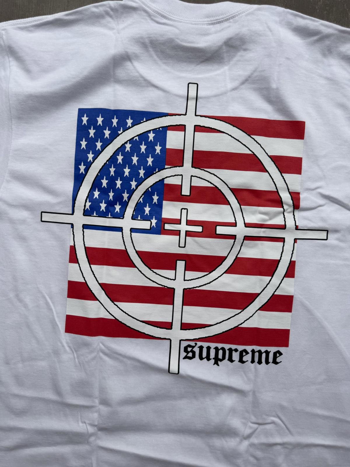 Supreme Supreme Target Tee White Size Large FW25 NWT Box Logo Style Size US L / EU 52-54 / 3 - 3 Thumbnail