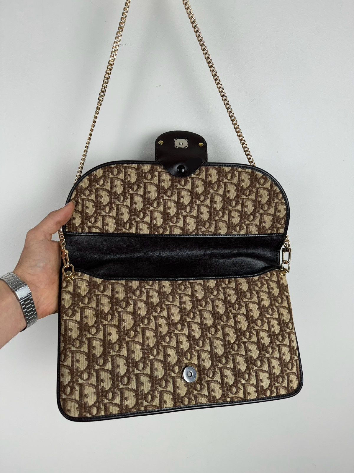 Christian Dior Monsieur × Dior Leather shoulder bag Christian Dior 90s original luxury Size ONE SIZE - 3 Thumbnail
